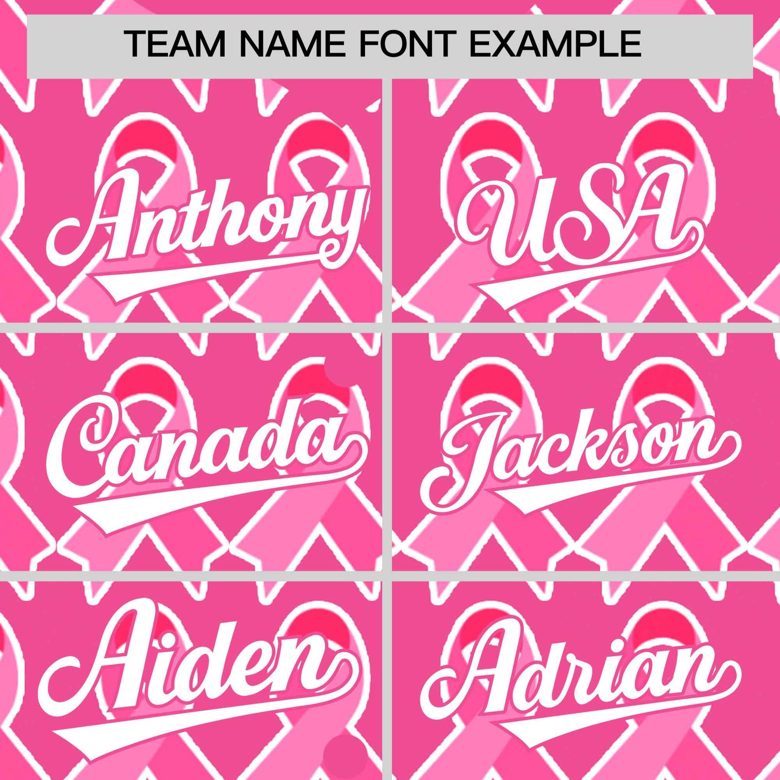 Custom Pink White Breast Cancer Awareness Month Pink Ribbon Authentic Baseball Jersey for Women| KXKSHOP