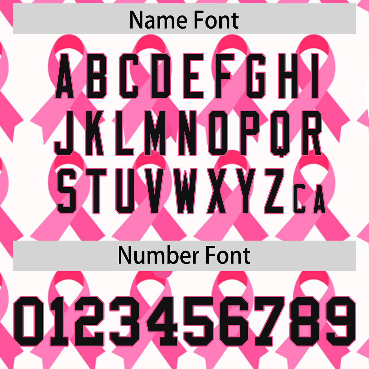 Custom White Black Breast Cancer Awareness Month Pink Ribbon Authentic Baseball Jersey for Women