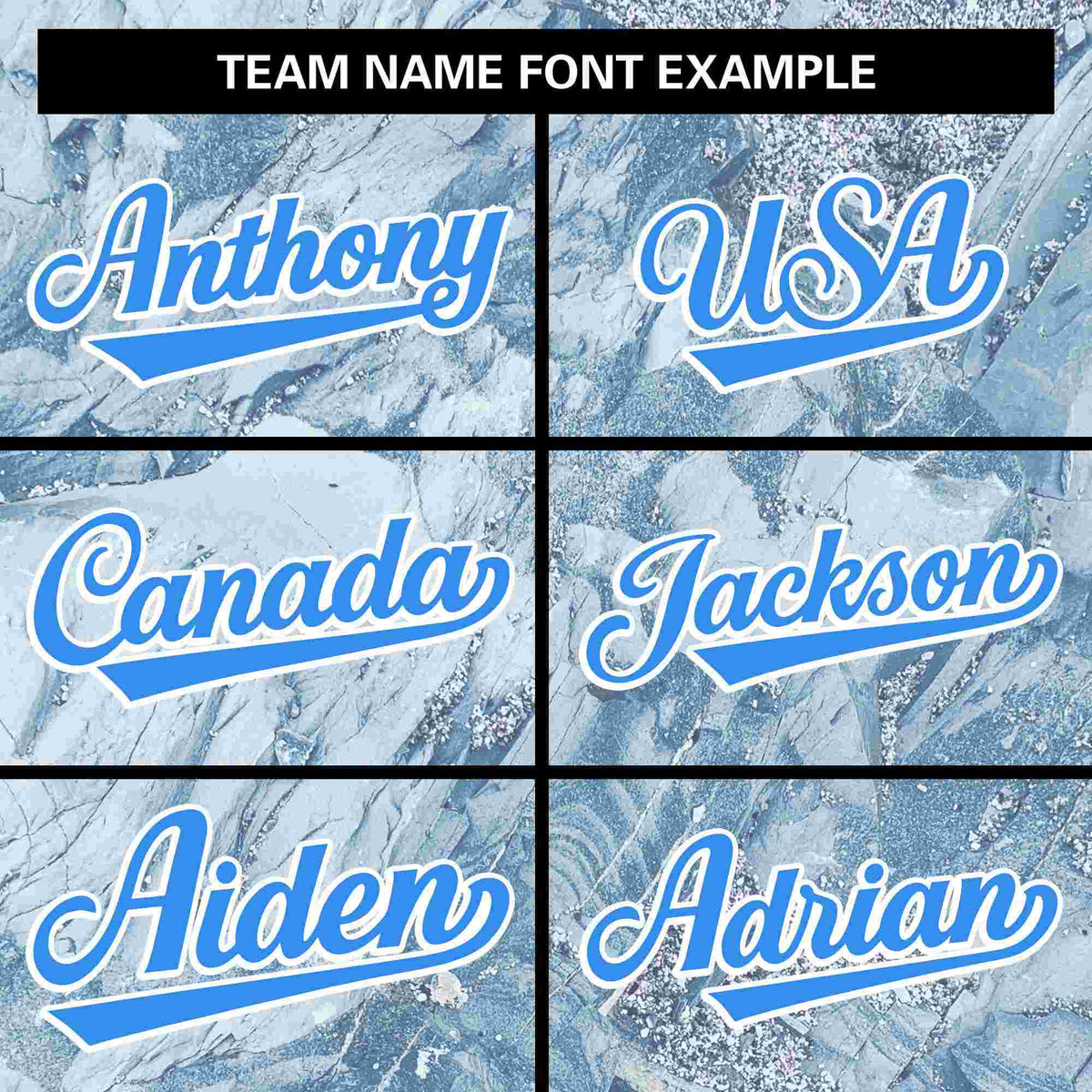 Custom Powder Blue White Graffiti Pattern Personalized Outdoor Hooded Waterproof Jacket