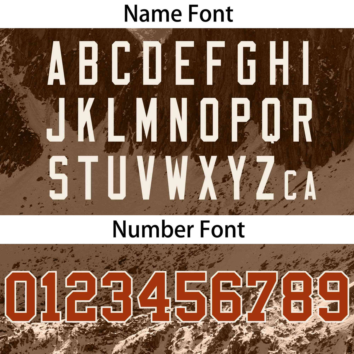 Custom Lt Brown Texas Orange Snow Mountain Graffiti Pattern Personalized Outdoor Hooded Waterproof Jacket