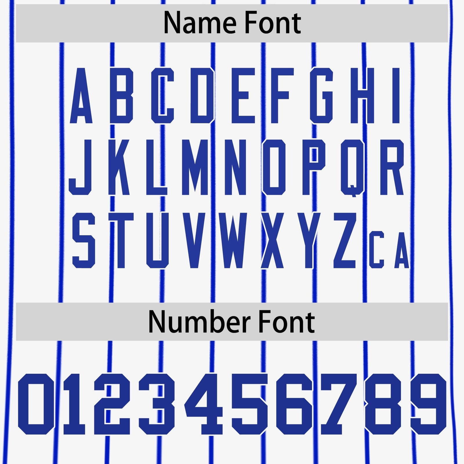 Custom Royal Blue White Reversible Stripe Fashion Baseball Jersey| KXKSHOP