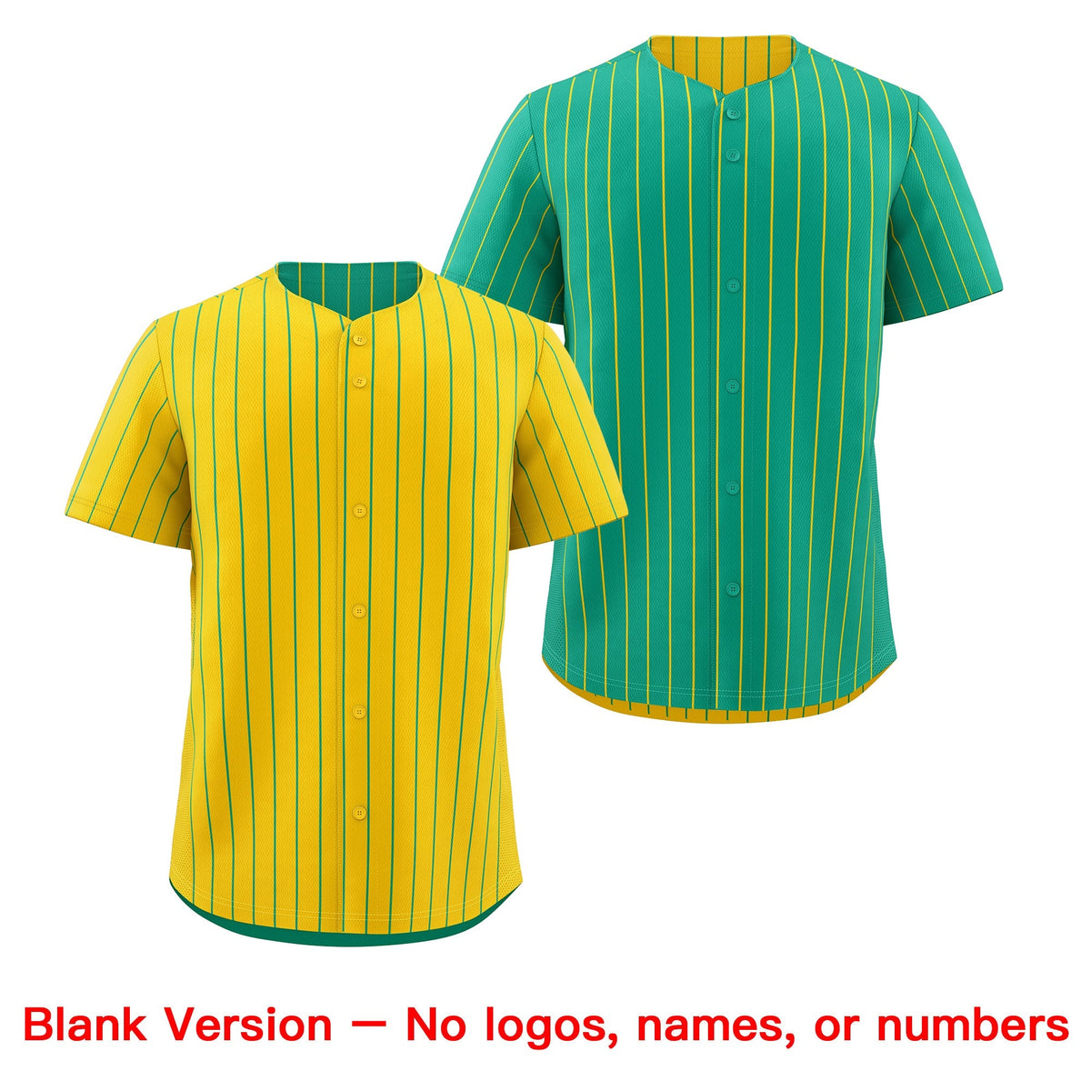 Custom Green White Black Reversible Stripe Fashion Baseball Jersey| KXKSHOP