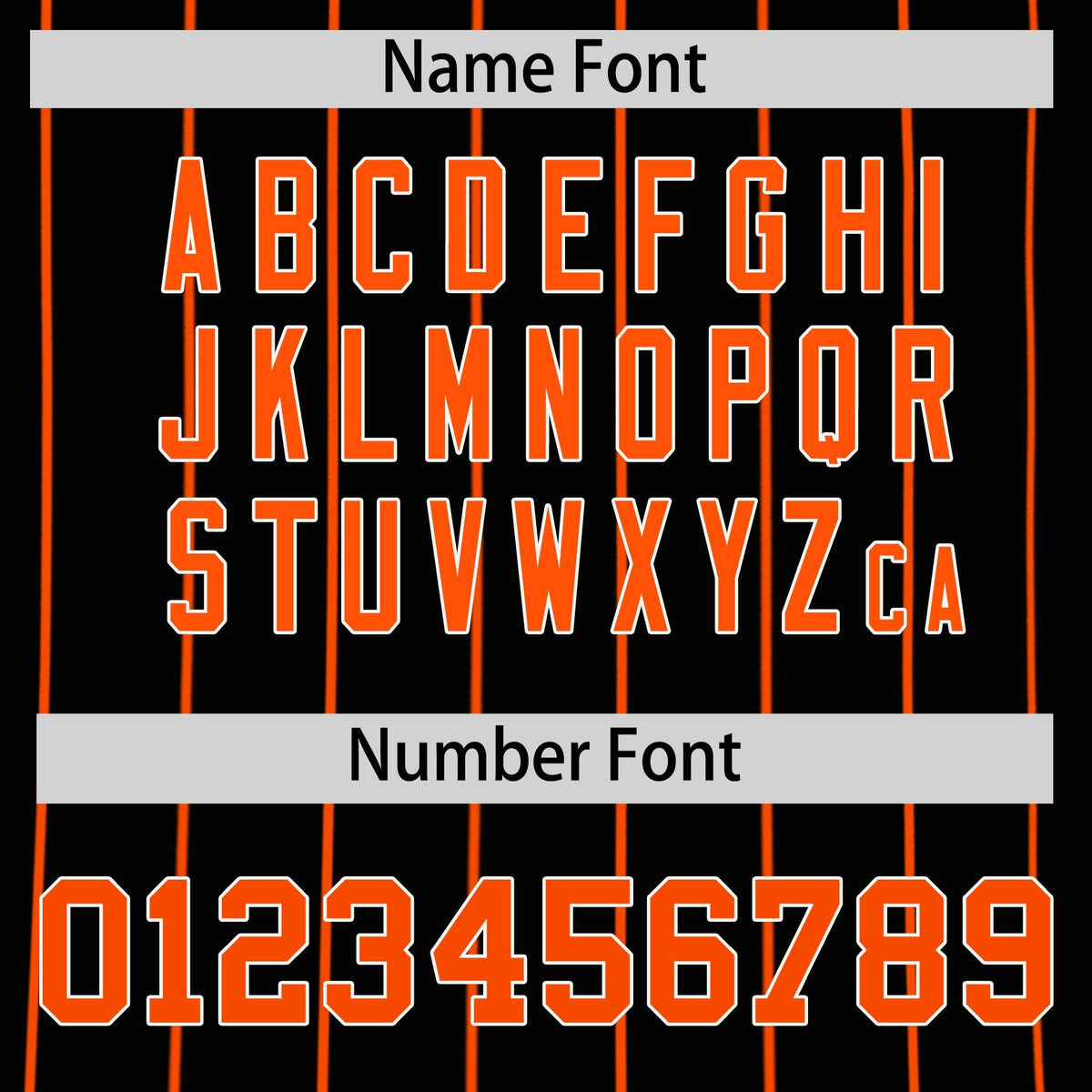 Custom Orange White Black Reversible Stripe Fashion Baseball Jersey| KXKSHOP