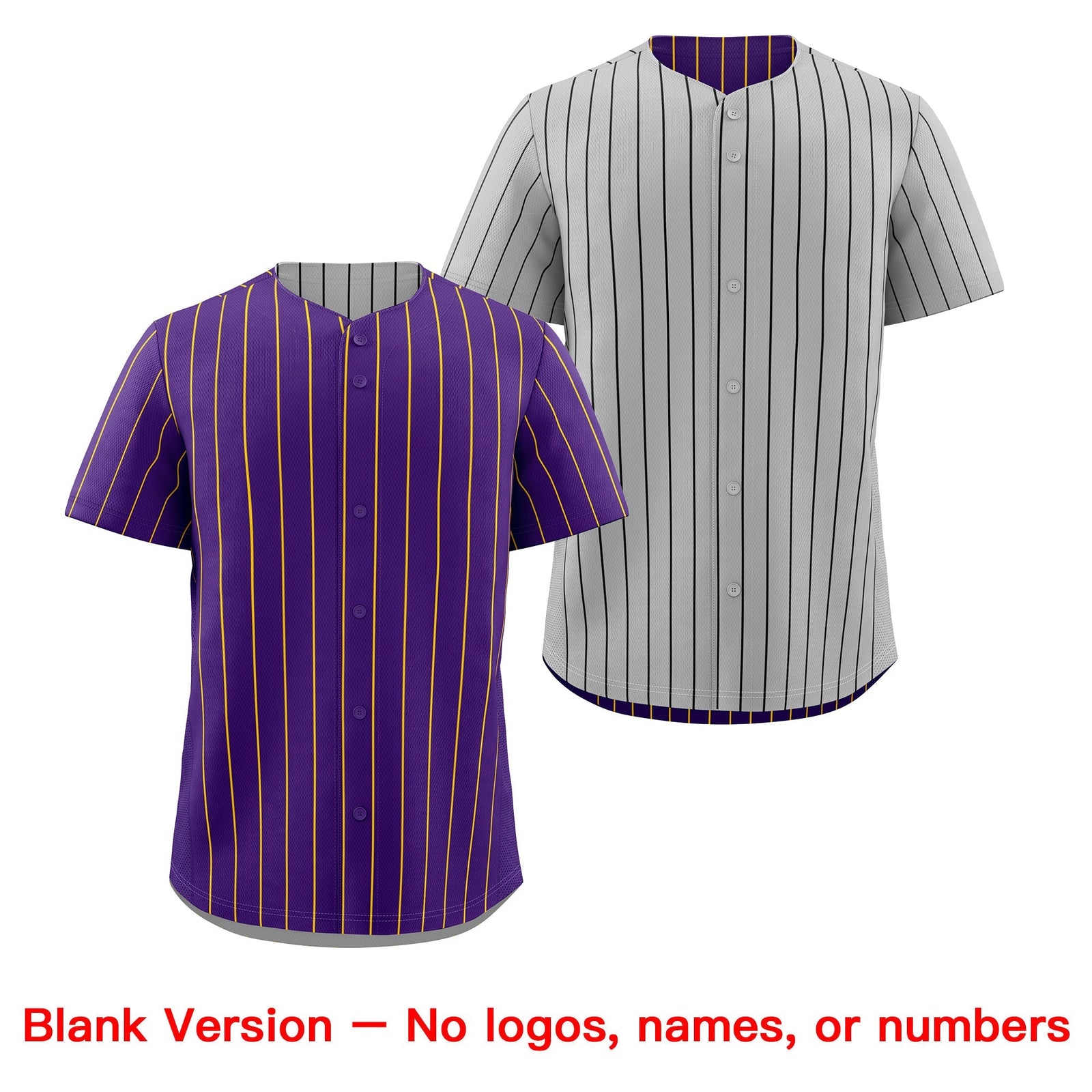 Custom Black Gold Reversible Stripe Fashion Baseball Jersey| KXKSHOP