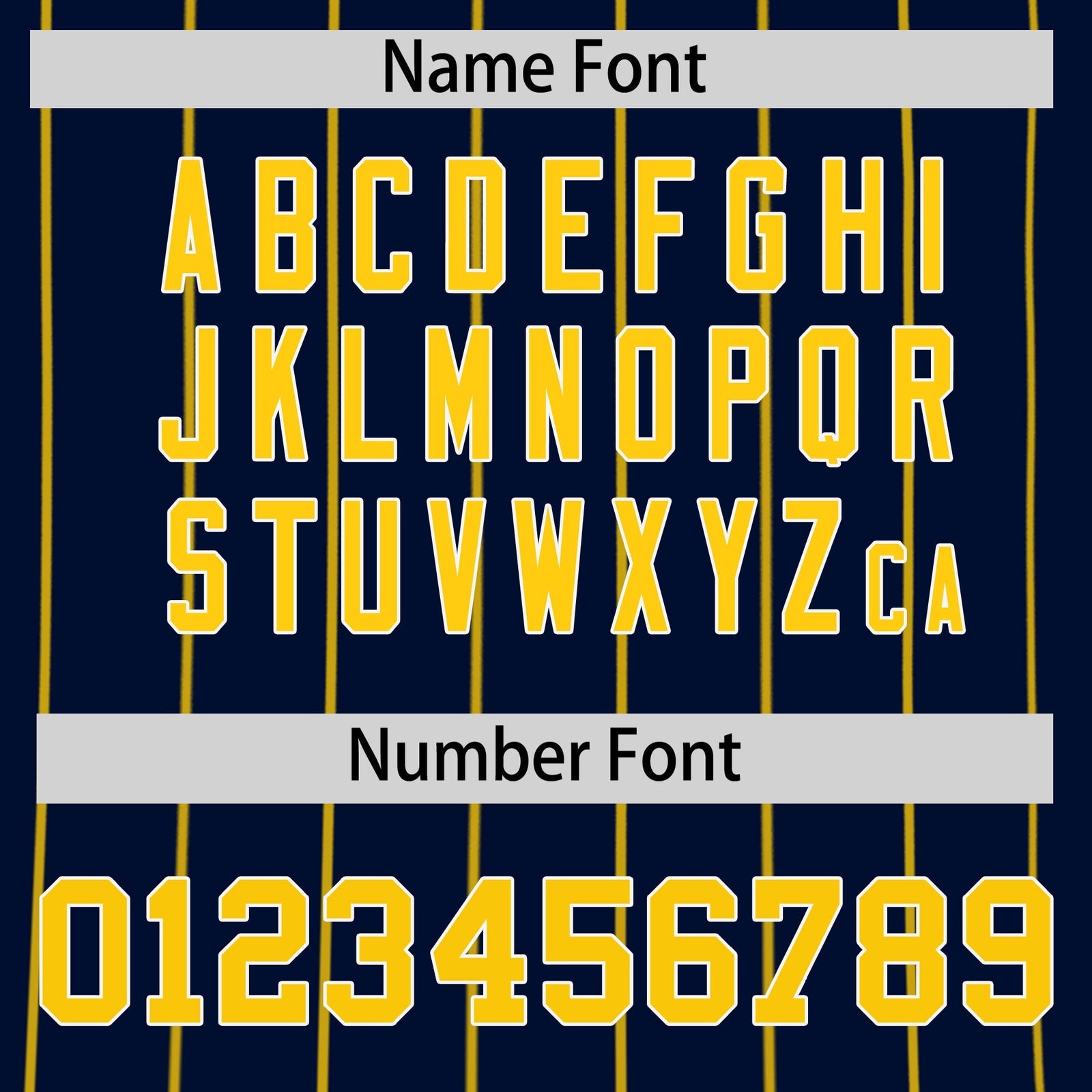 Custom Gold White Navy Reversible Stripe Fashion Baseball Jersey| KXKSHOP