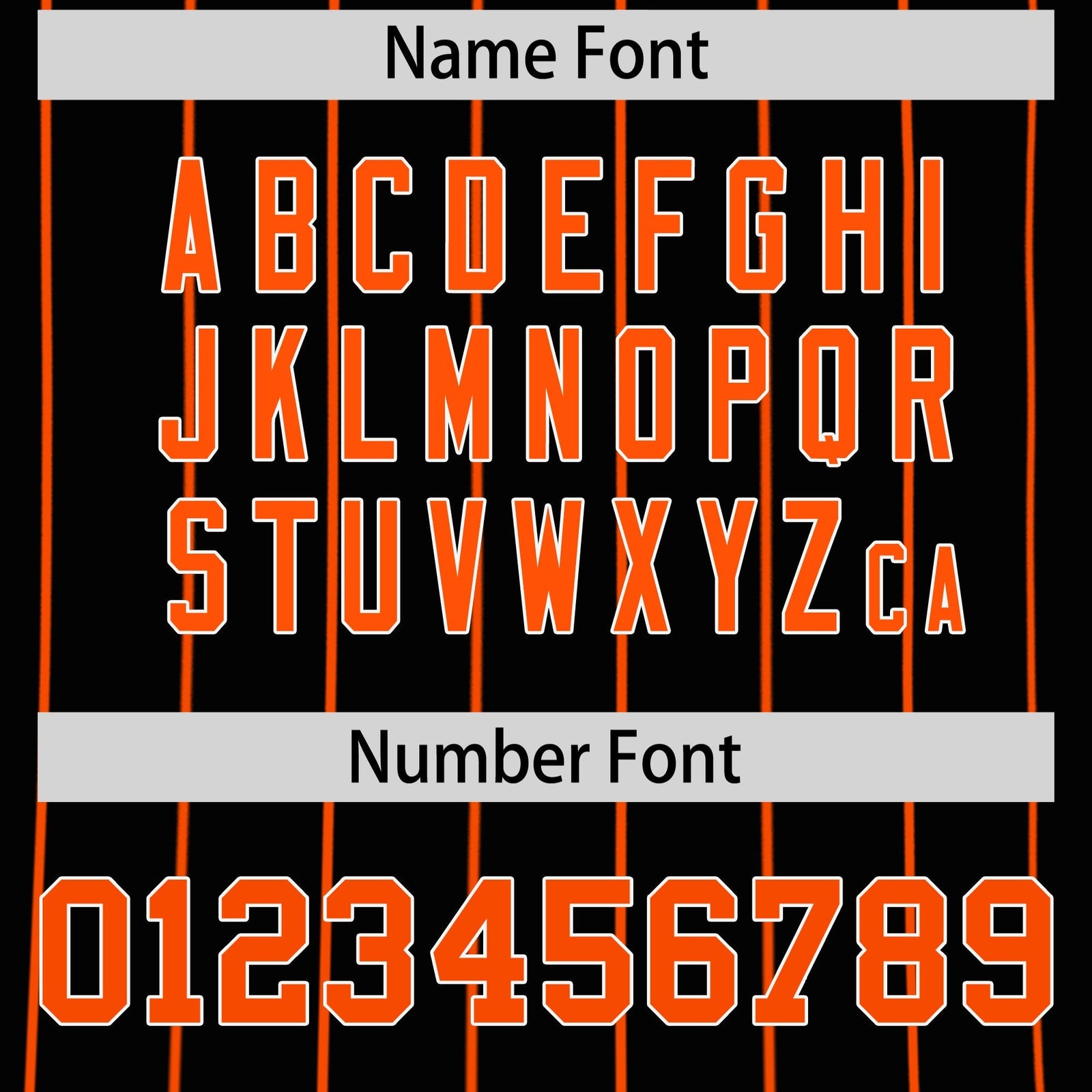 Custom Orange White Black Reversible Stripe Fashion Baseball Jersey| KXKSHOP