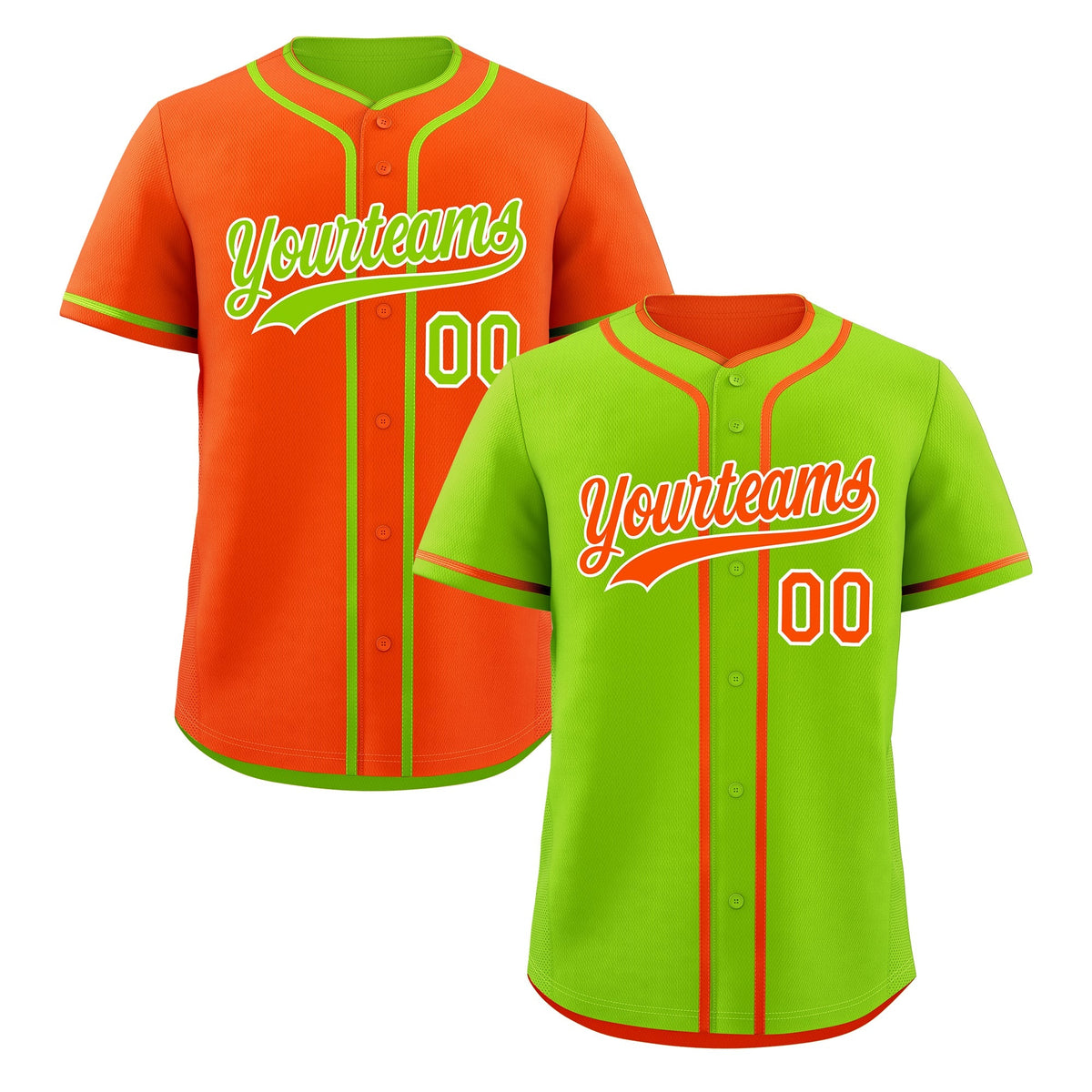 Custom Orange White Reversible Classic Style Moisture-Wicking Baseball Jersey| KXKSHOP