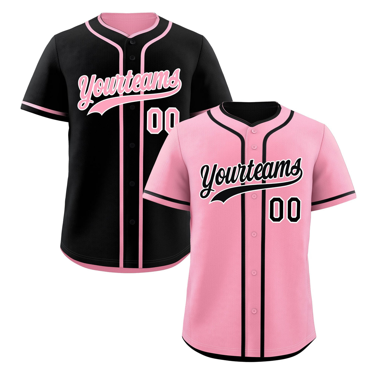 Custom Black White Reversible Classic Style Lightweight Baseball Jersey| KXKSHOP