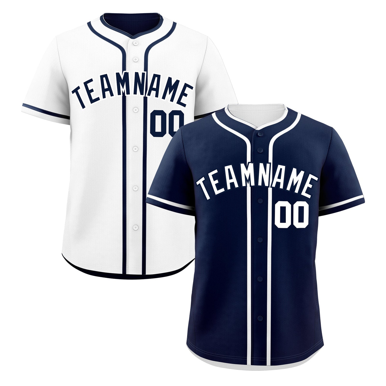 Custom White Reversible Classic Style Lightweight Baseball Jersey| KXKSHOP