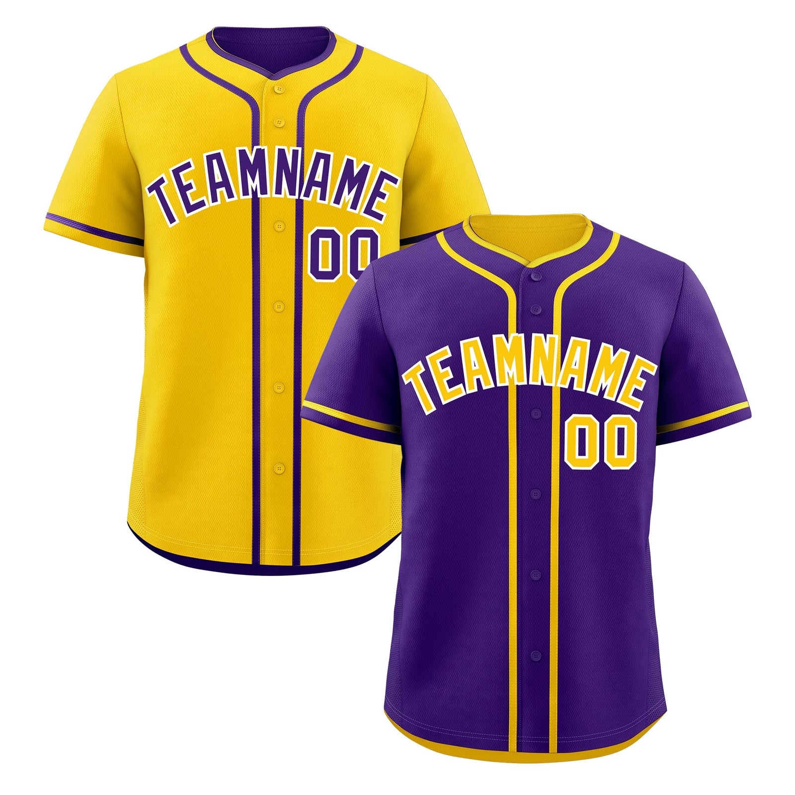 Custom Gold White Reversible Classic Style Lightweight Baseball Jersey| KXKSHOP