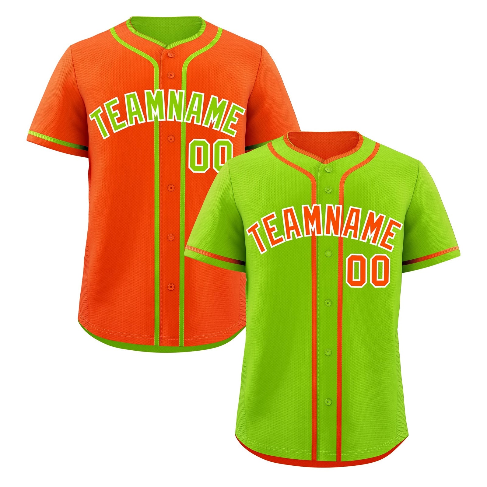 Custom Orange White Reversible Classic Style Moisture-Wicking Baseball Jersey| KXKSHOP