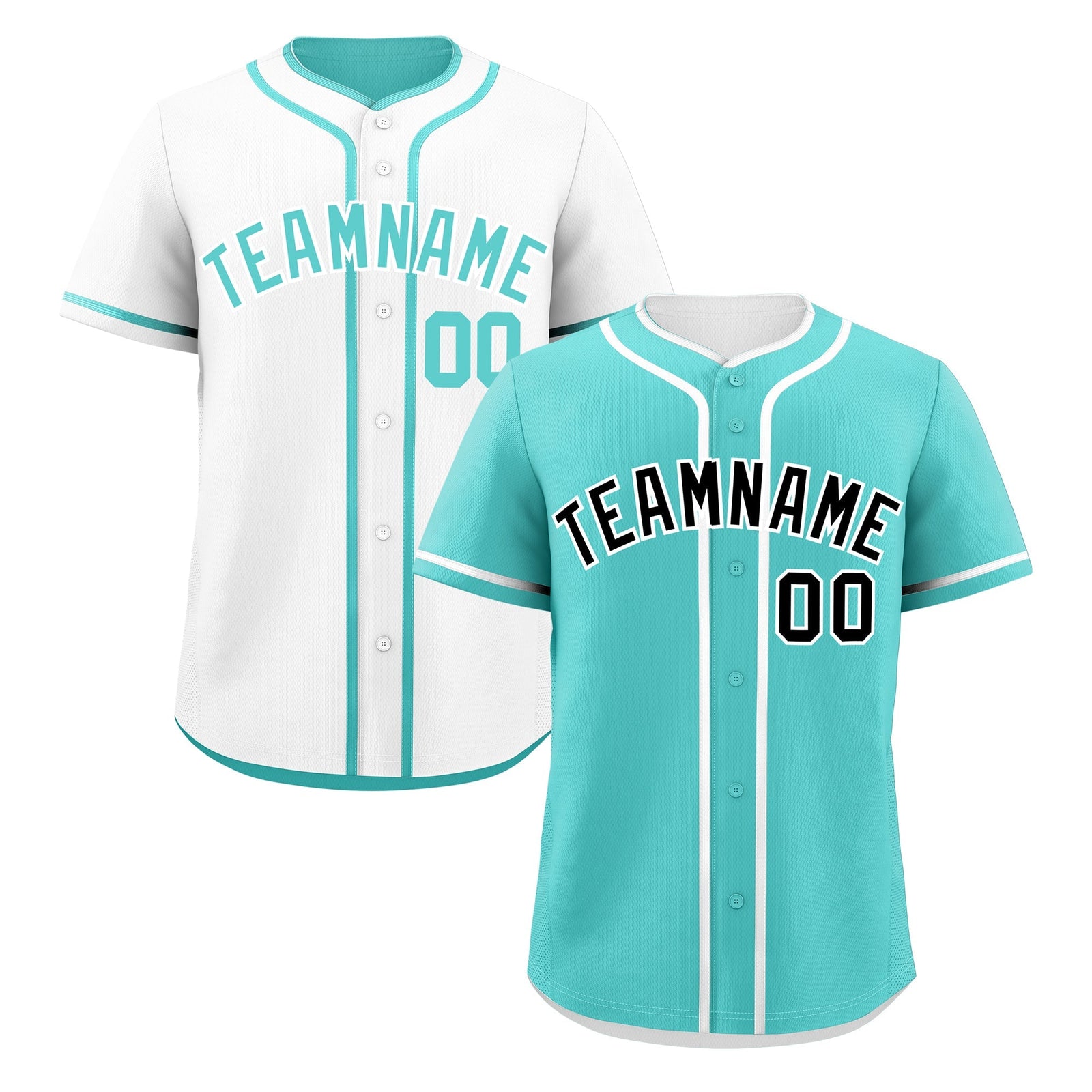 Custom Black White Reversible Classic Style Moisture-Wicking Baseball Jersey| KXKSHOP