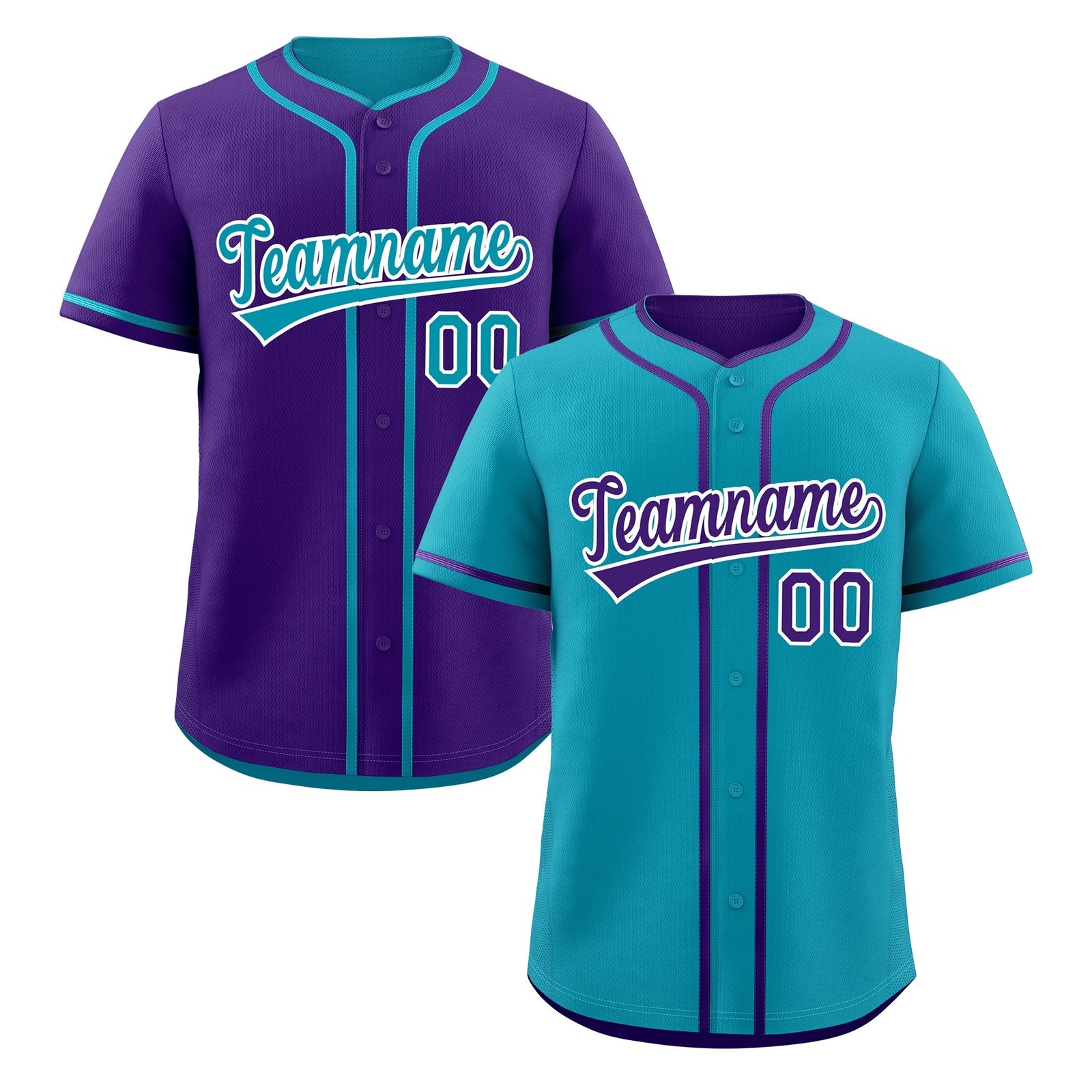 Custom Purple White Reversible Classic Style Lightweight Baseball Jersey| KXKSHOP