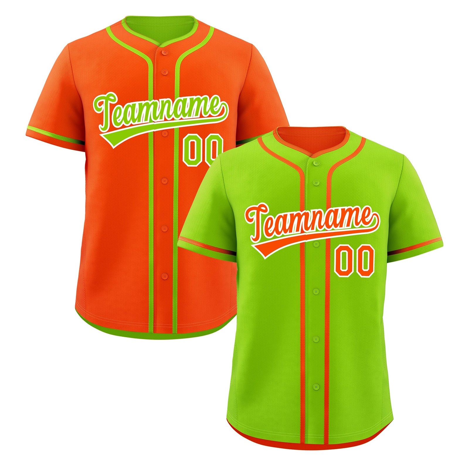 Custom Orange White Reversible Classic Style Moisture-Wicking Baseball Jersey| KXKSHOP
