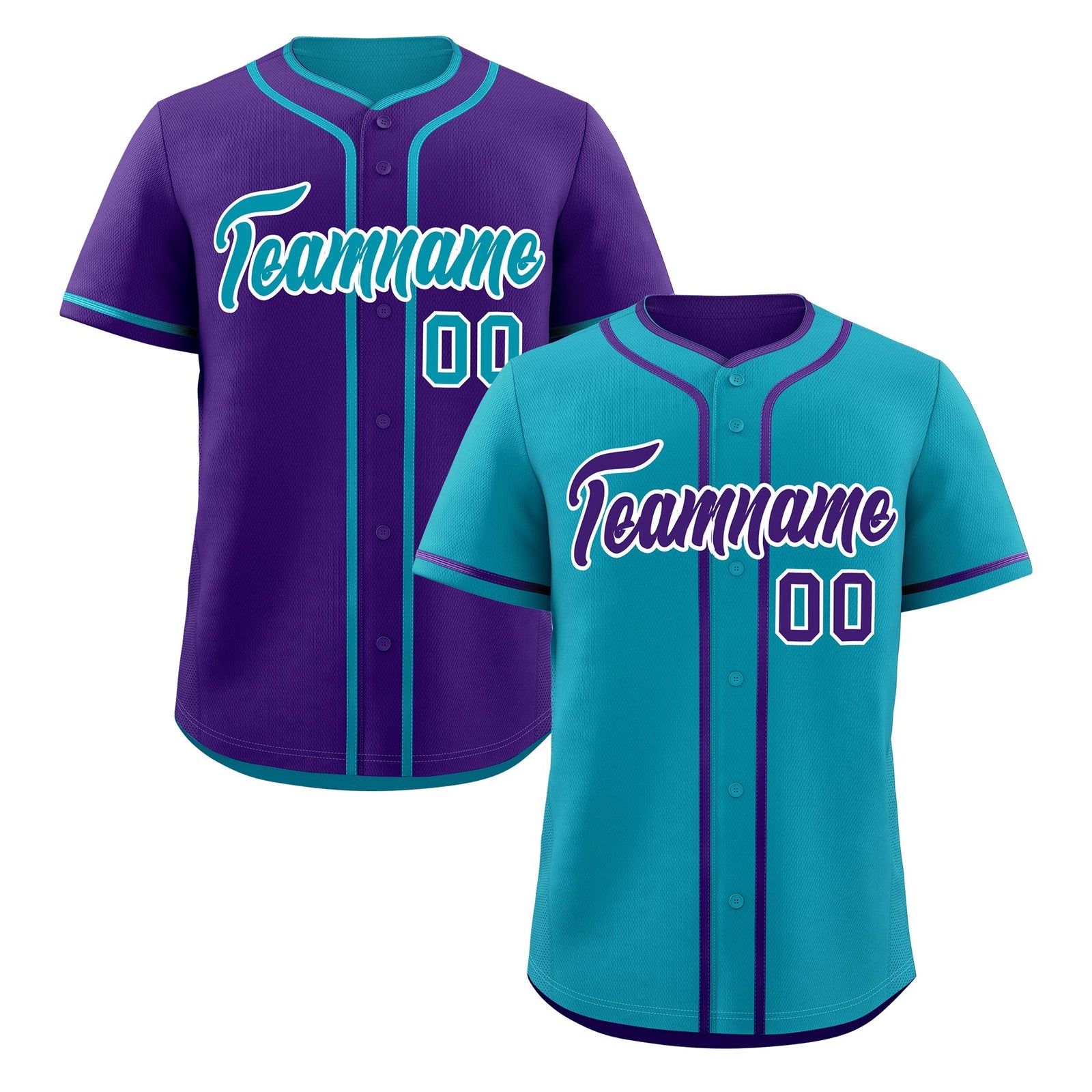 Custom Purple White Reversible Classic Style Lightweight Baseball Jersey| KXKSHOP