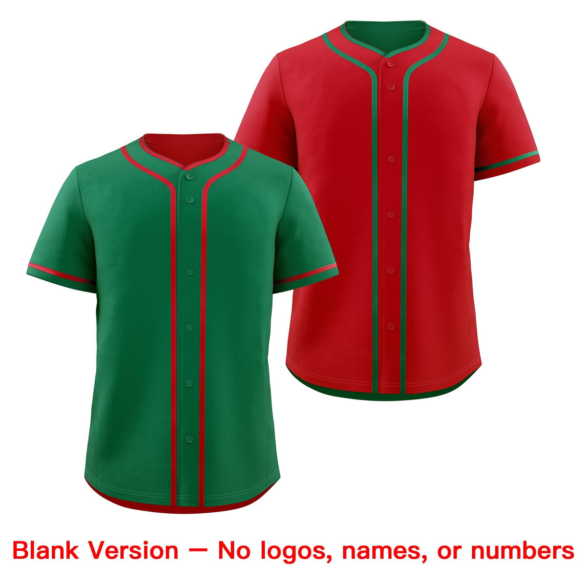Custom Red White Reversible Classic Style Moisture-Wicking Baseball Jersey| KXKSHOP