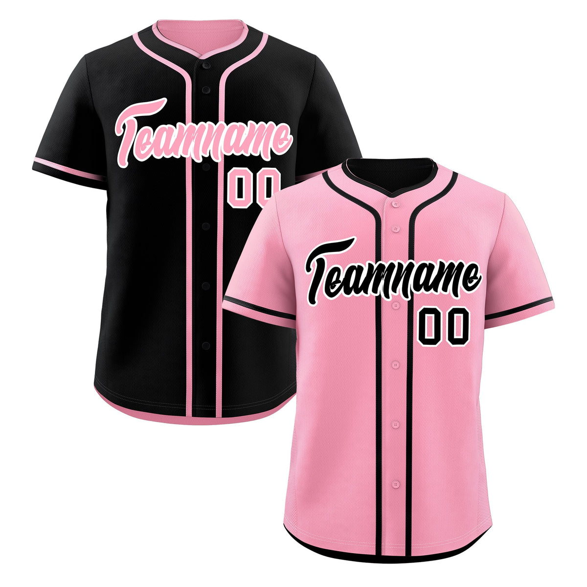 Custom Black White Reversible Classic Style Lightweight Baseball Jersey| KXKSHOP