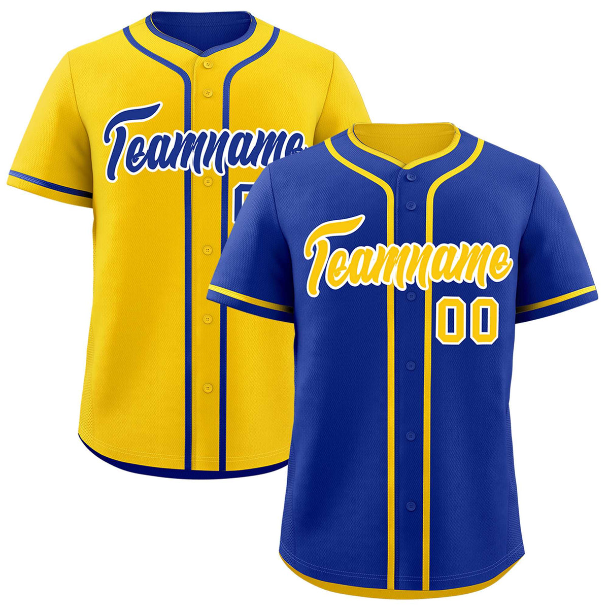 Custom Gold White Reversible Classic Style Lightweight Baseball Jersey| KXKSHOP