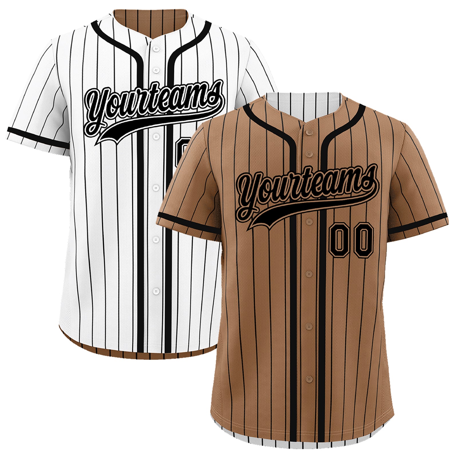Custom White Black Reversible Gradient Fashion Lightweight Baseball Jersey| KXKSHOP