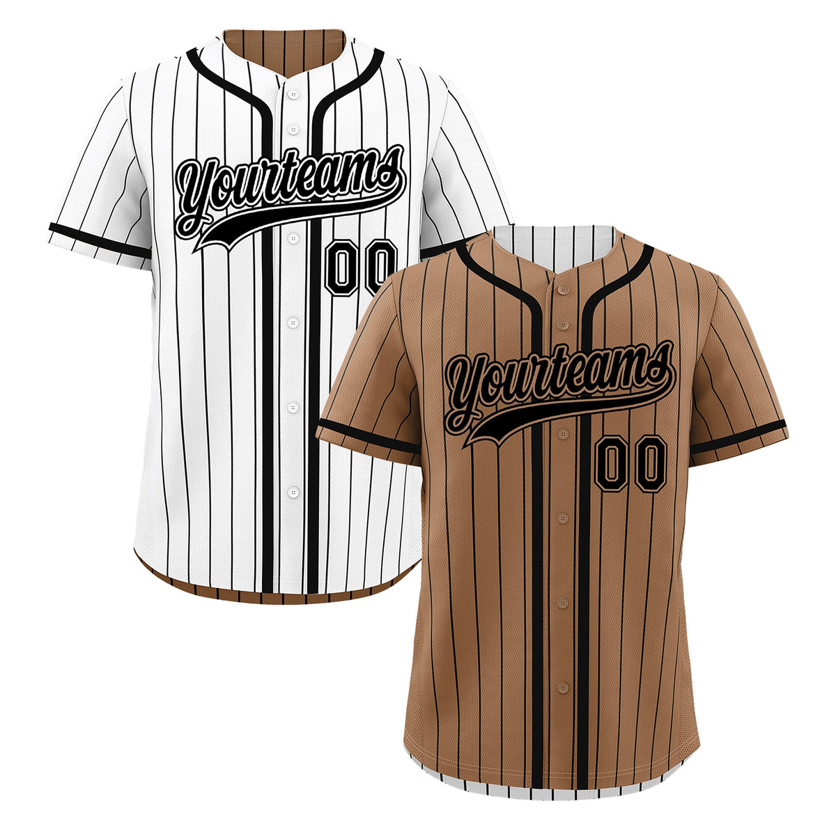 Custom White Black Reversible Gradient Fashion Lightweight Baseball Jersey| KXKSHOP