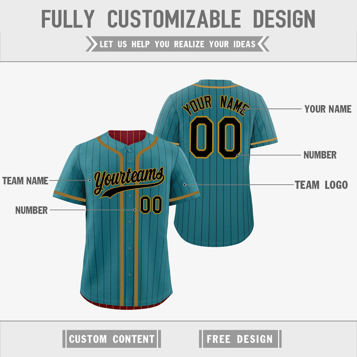 Custom Teal Crimson Reversible Gradient Fashion Breathable Baseball Jersey| KXKSHOP