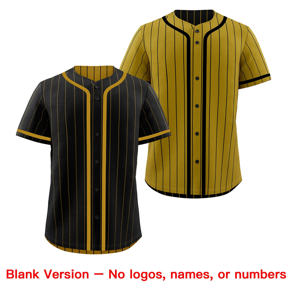 Custom Black Old Gold Reversible Gradient Fashion Breathable Baseball Jersey| KXKSHOP
