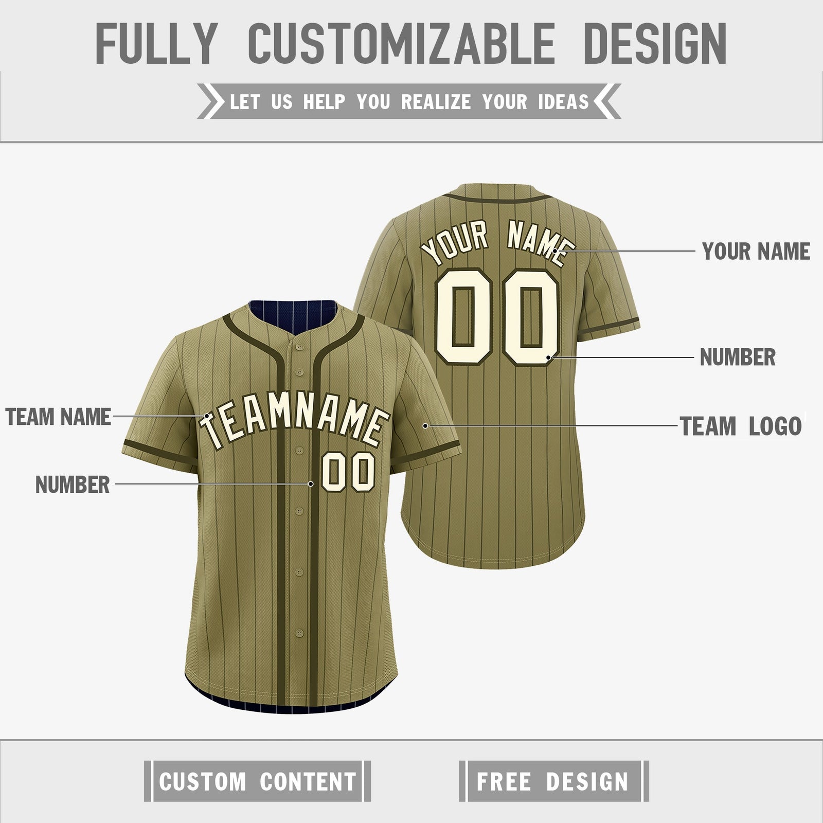 Custom Navy Olive Reversible Gradient Fashion Lightweight Baseball Jersey| KXKSHOP