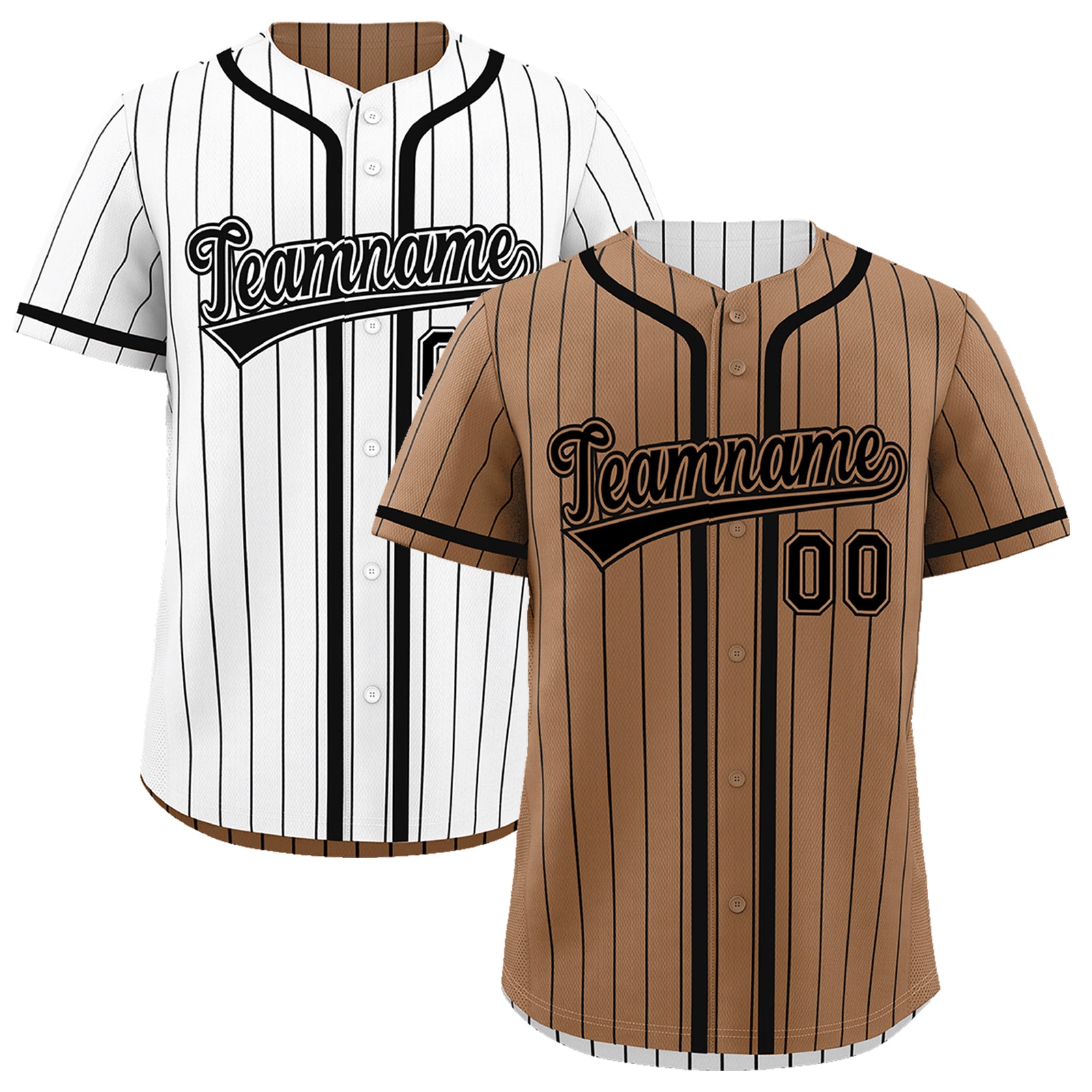 Custom White Black Reversible Gradient Fashion Lightweight Baseball Jersey| KXKSHOP