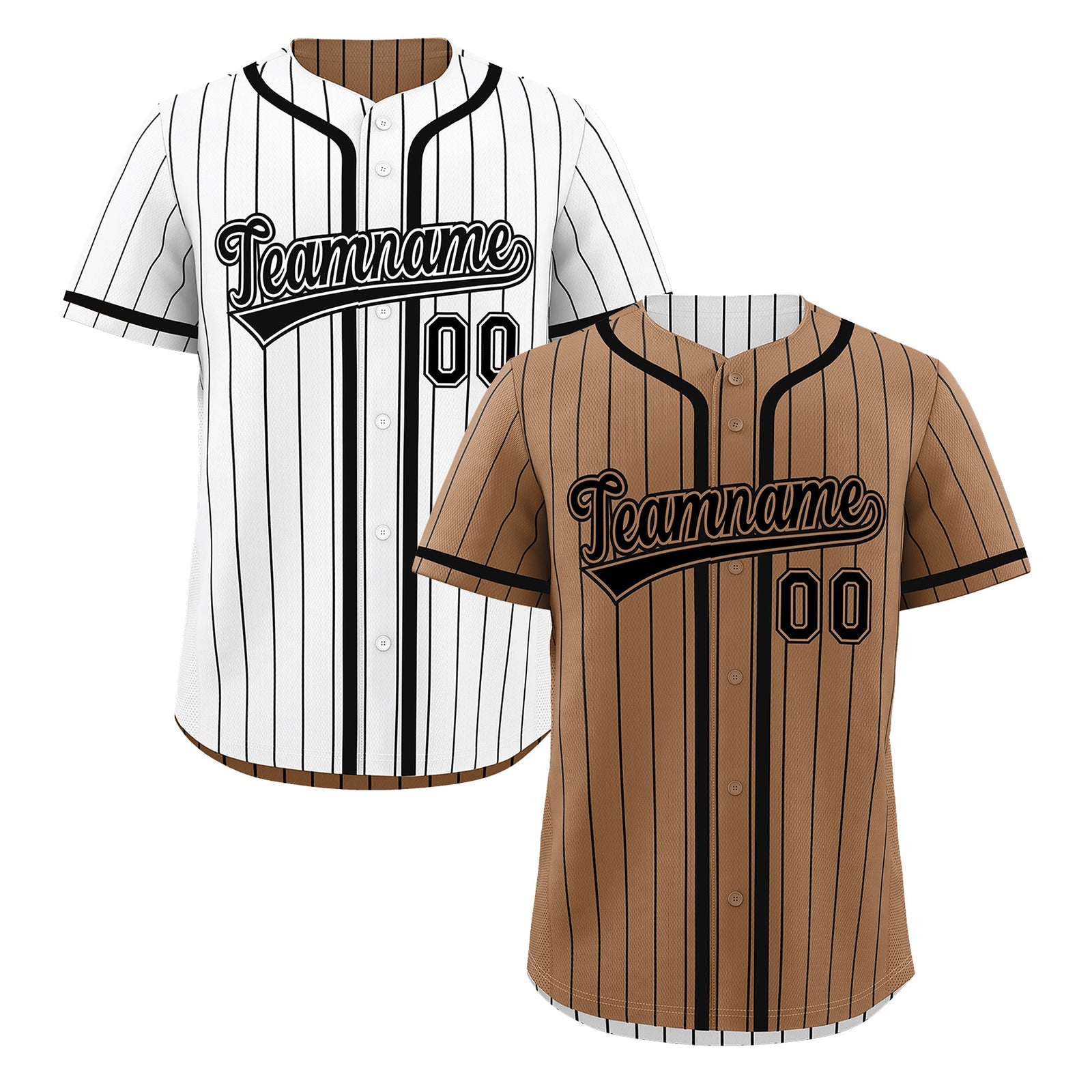 Custom White Black Reversible Gradient Fashion Lightweight Baseball Jersey| KXKSHOP