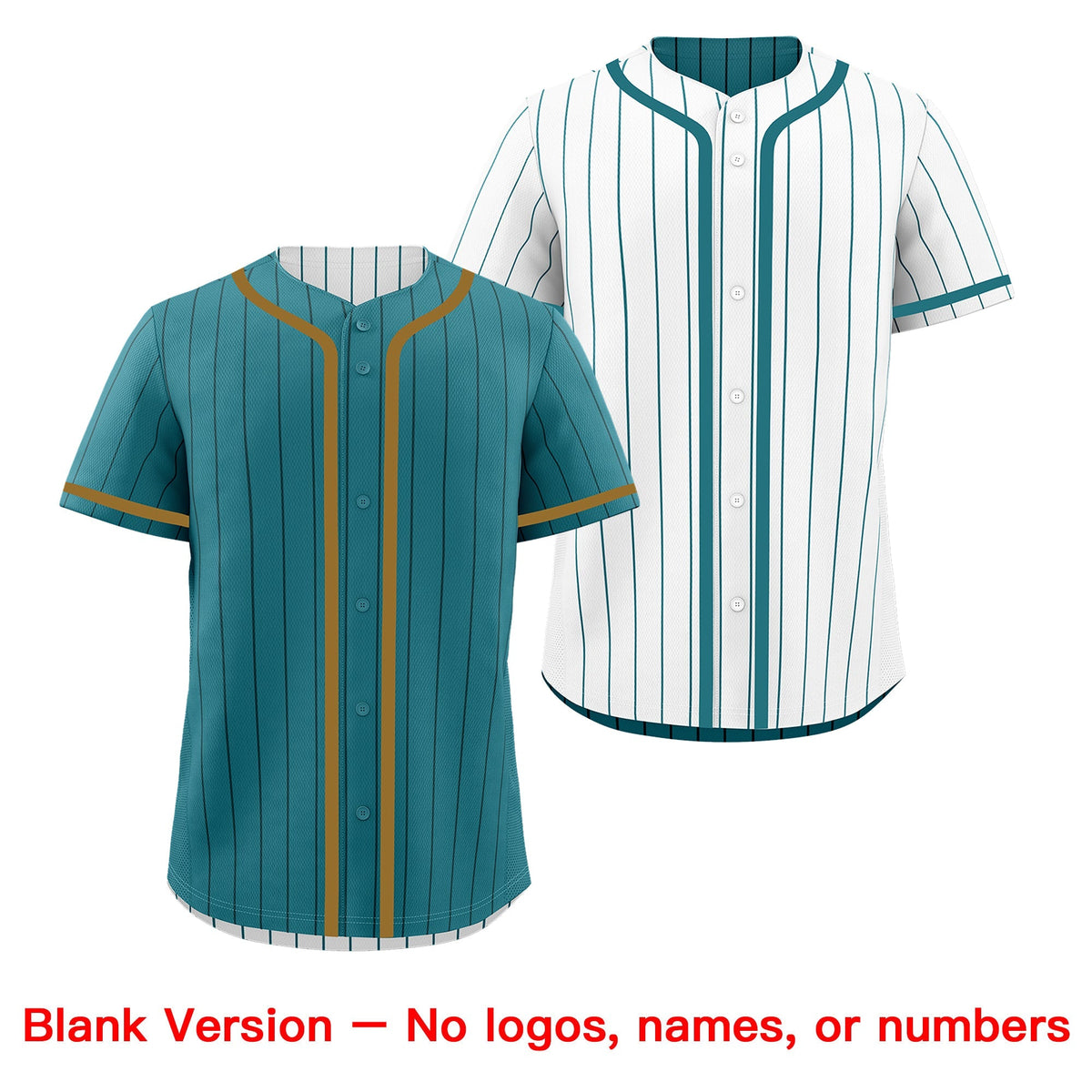 Custom Teal White Reversible Gradient Fashion Lightweight Baseball Jersey| KXKSHOP