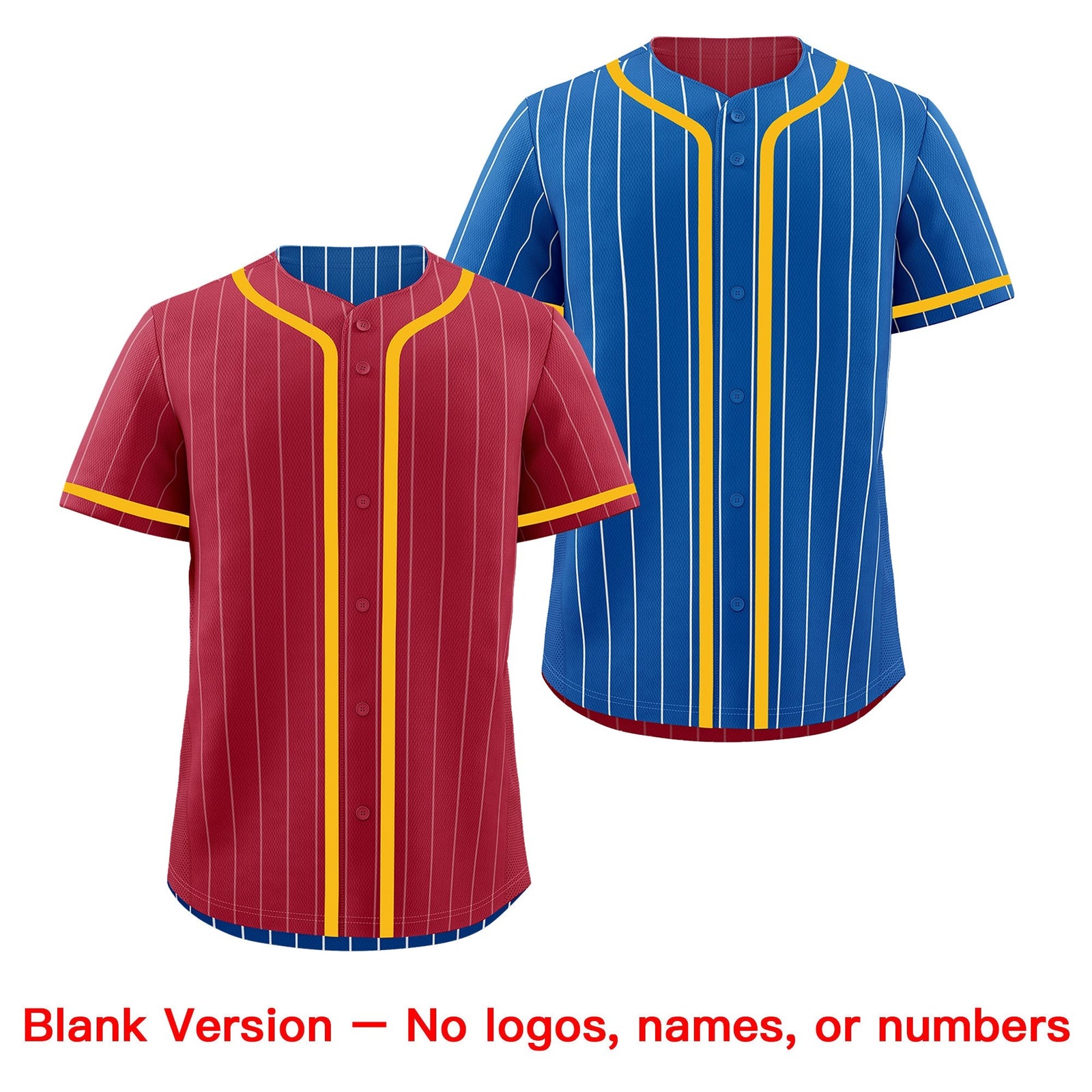 Custom Crimson Royal Reversible Gradient Fashion Breathable Baseball Jersey| KXKSHOP