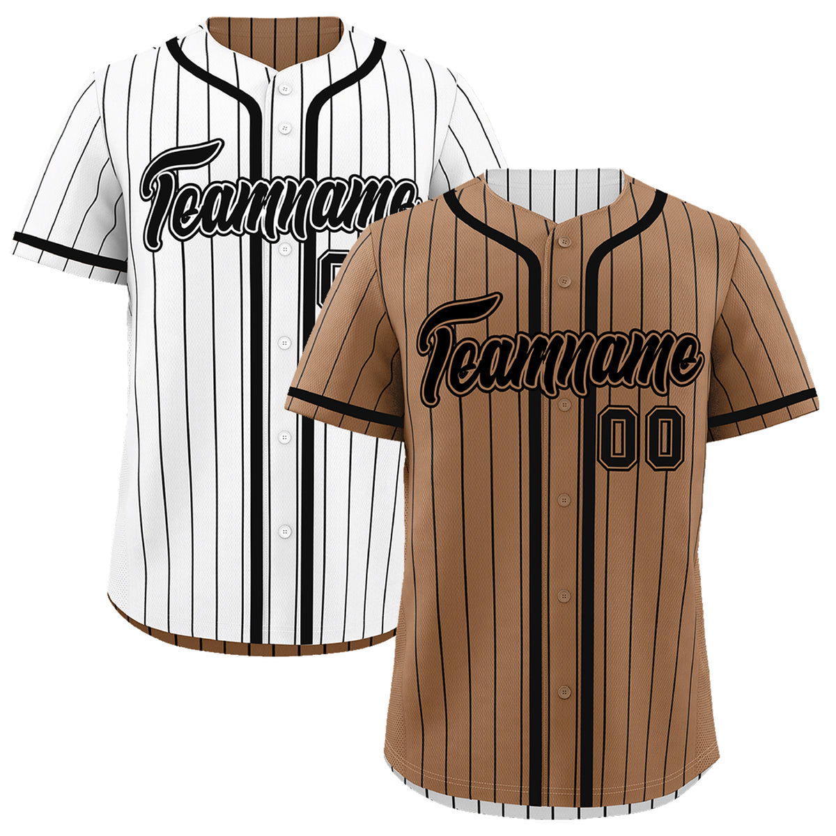 Custom White Black Reversible Gradient Fashion Lightweight Baseball Jersey| KXKSHOP