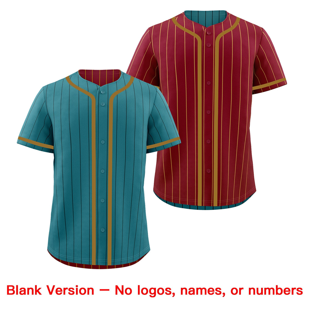 Custom Teal Crimson Reversible Gradient Fashion Breathable Baseball Jersey| KXKSHOP