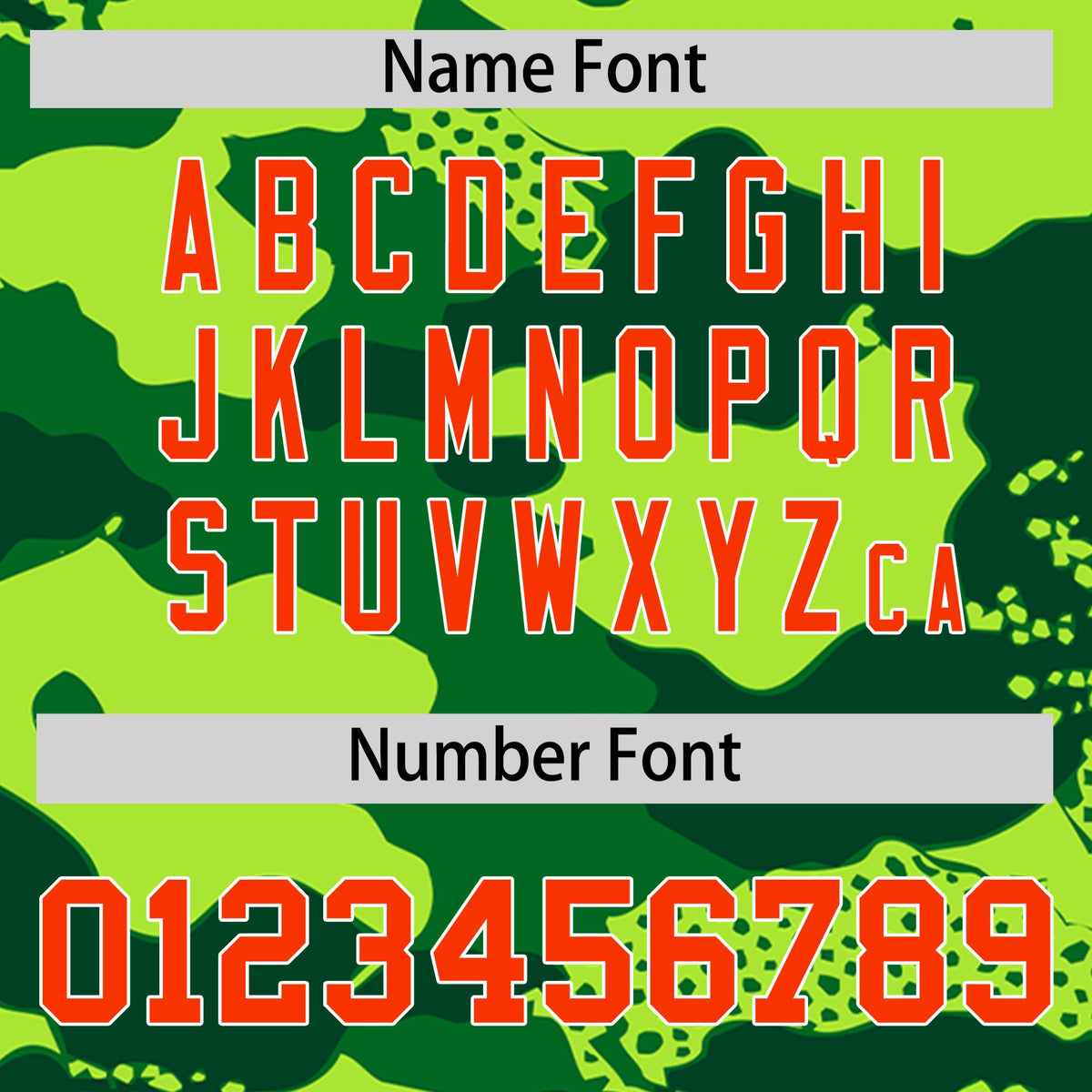 Custom Orange Dark Green Kelly Green Reversible Camo Breathable Baseball Jersey| KXKSHOP