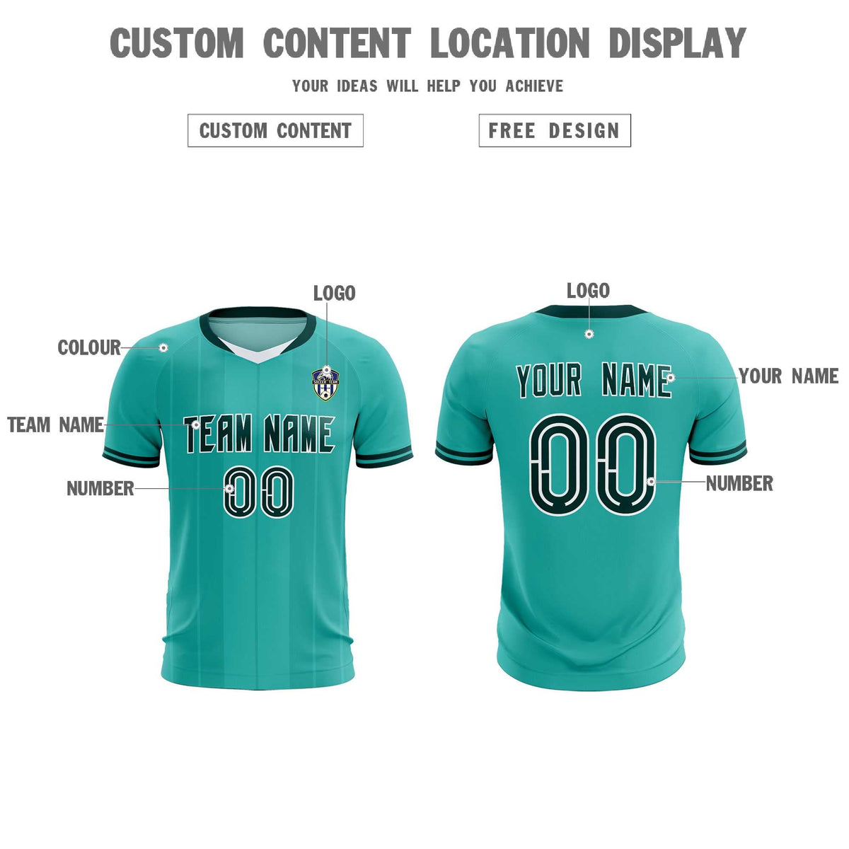 Custom Bright Green Classic Striped Personalized Soccer Tops/Sets Jersey