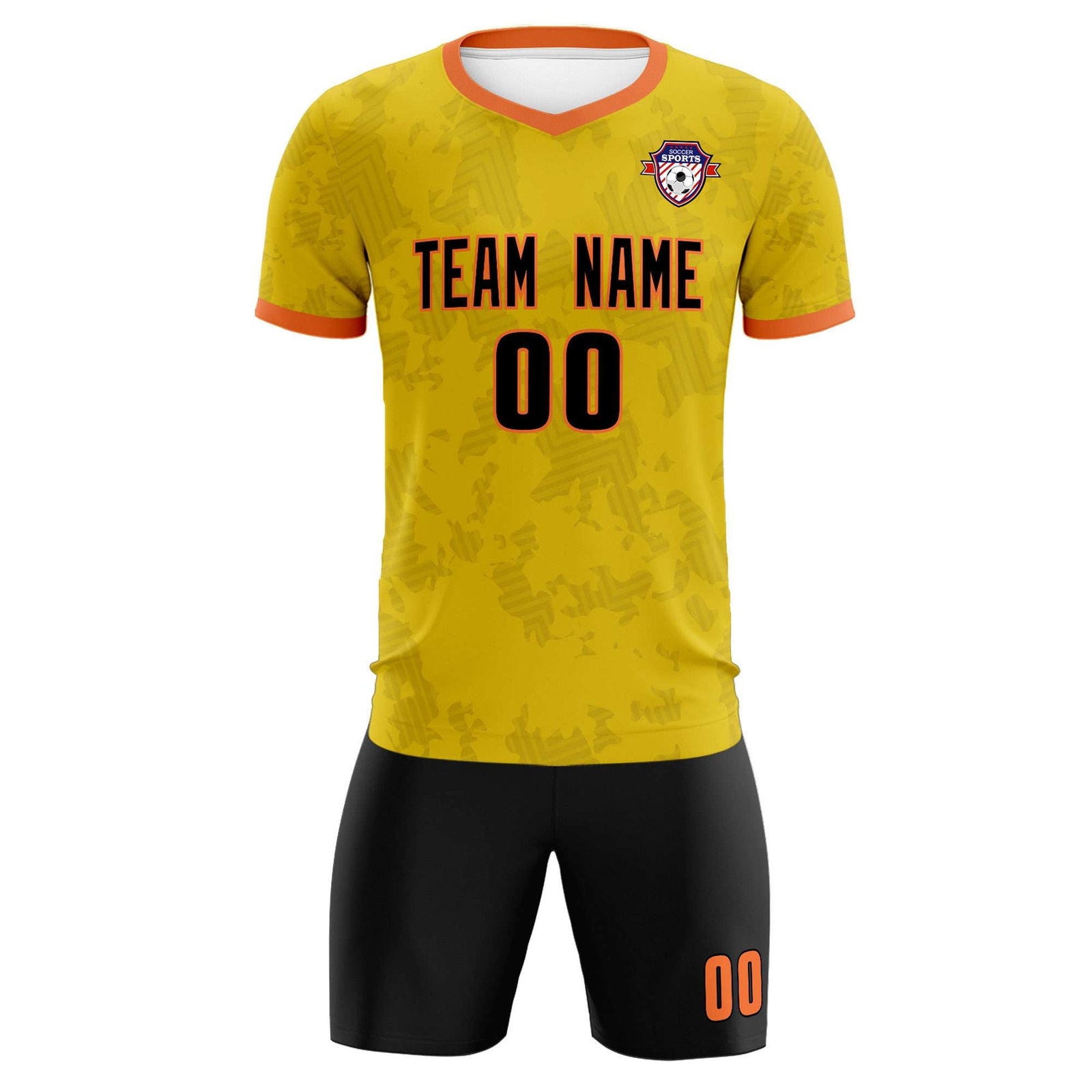 Custom Khaki Camo sports Soccer Tops/Sets Jersey
