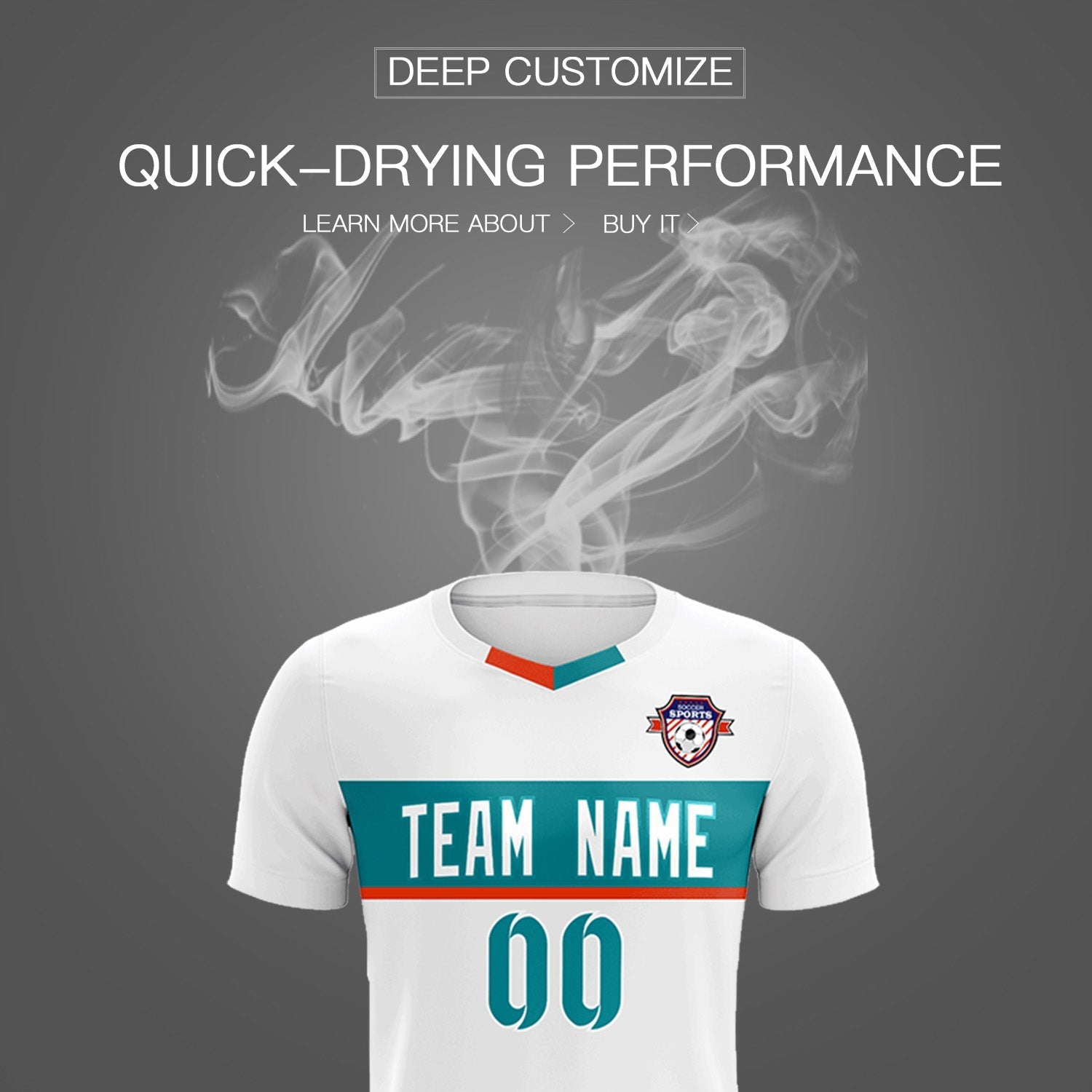 Custom White Classic Sports Sets Soccer Shirt Jersey