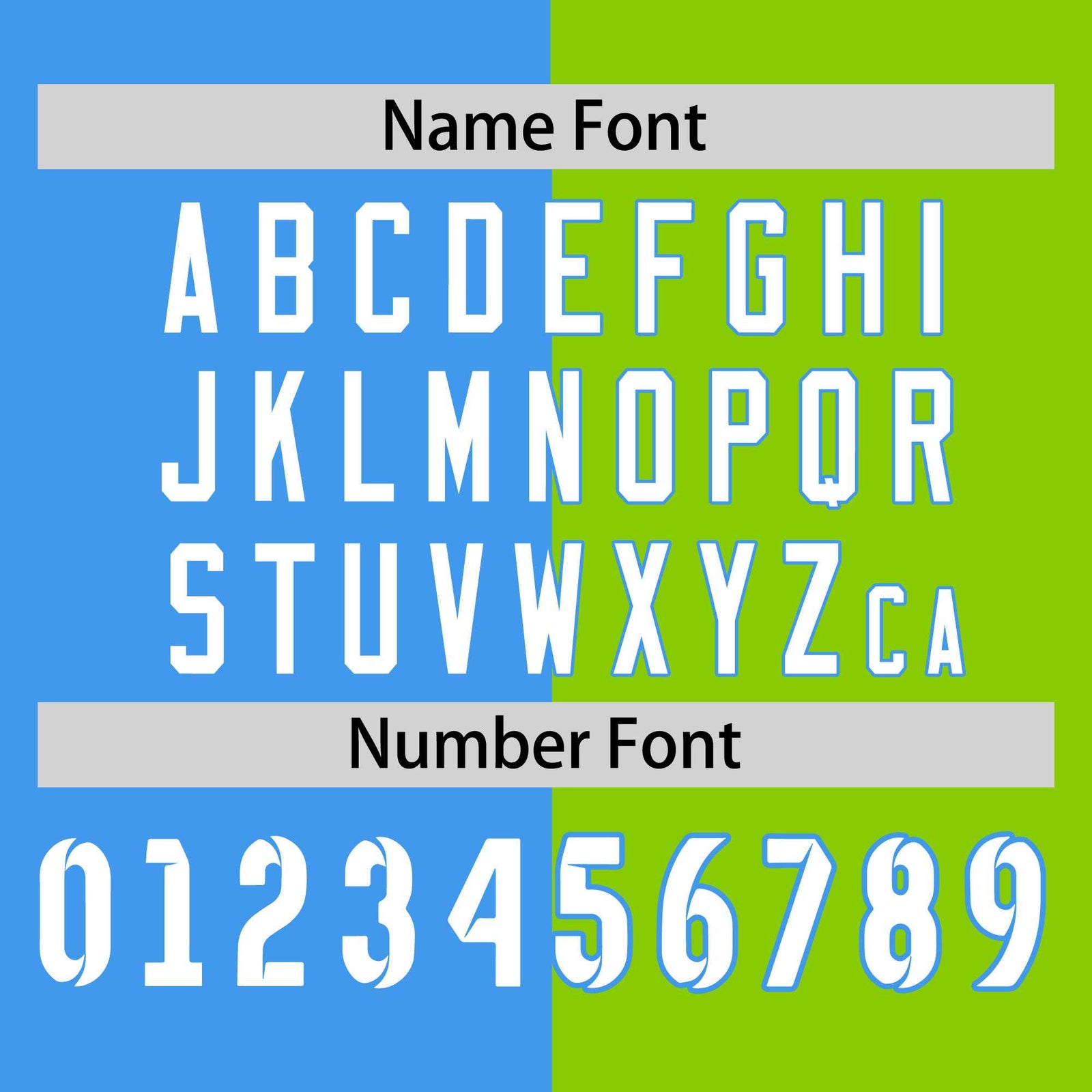 Custom Powder Blue Neon Green Neck Split Design Long Sleeve Performance T-Shirt