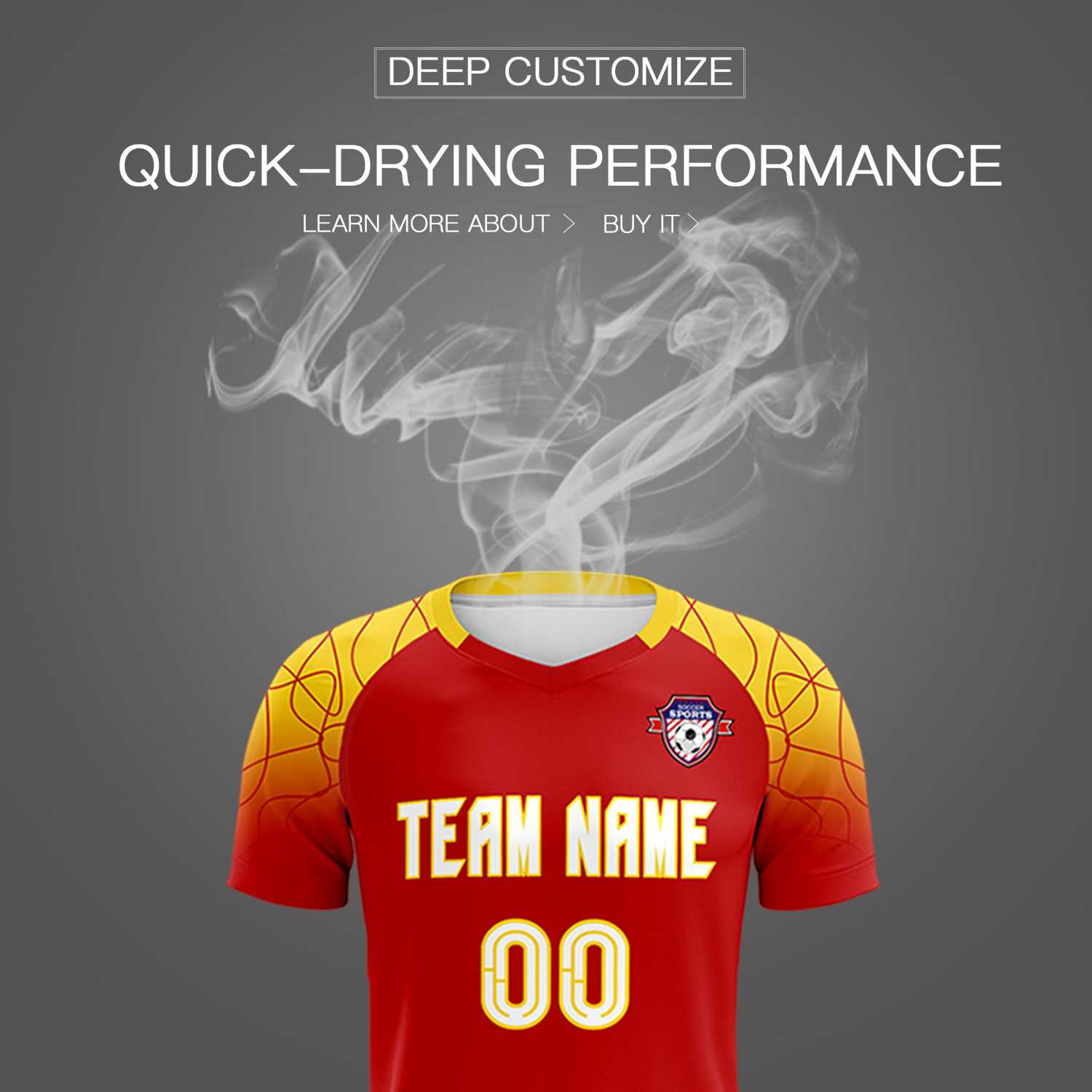 Custom Red Classic Soccer Training Sets Jersey For Adults/Kids