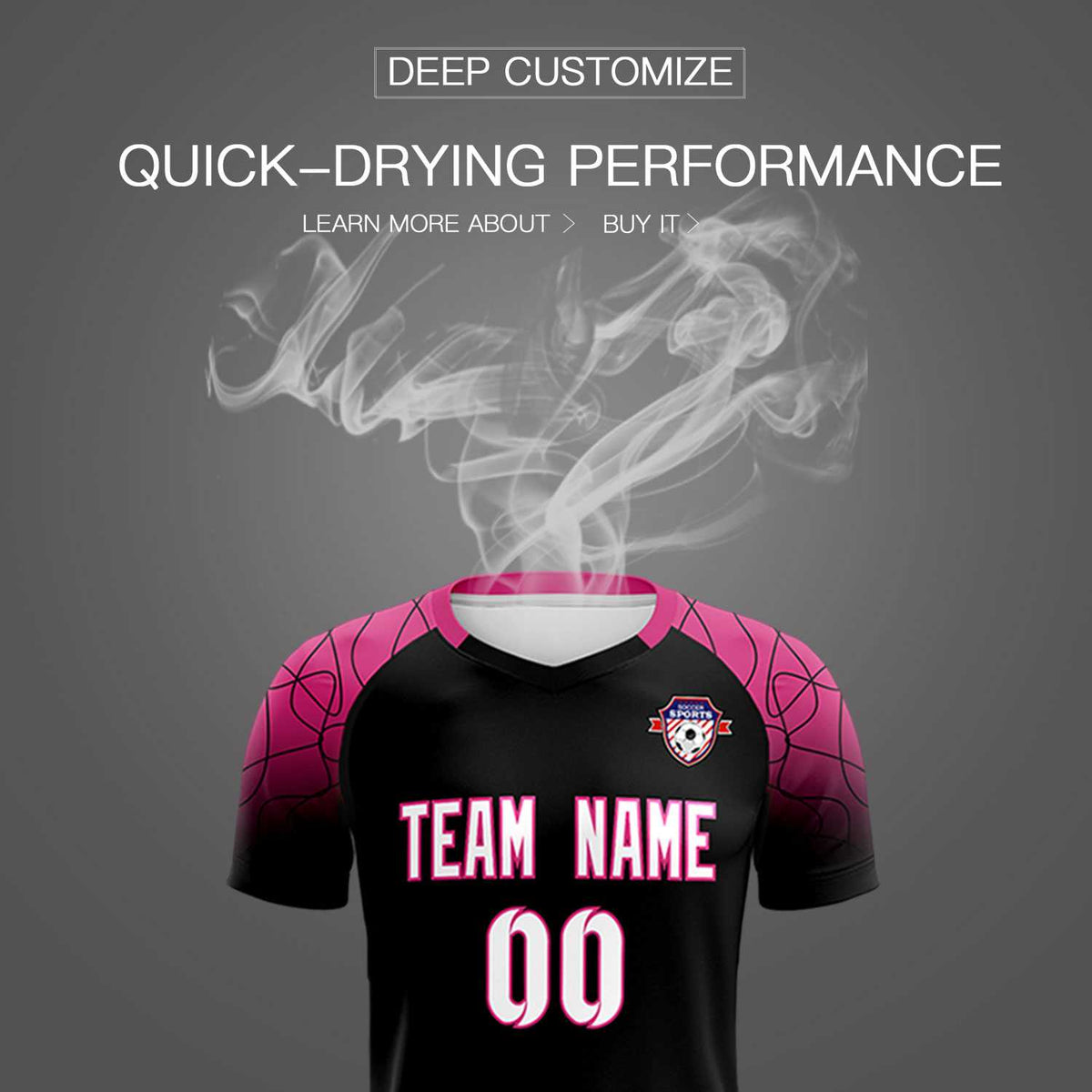 Custom Black Classic Soccer Training Sets Jersey For Adults/Kids