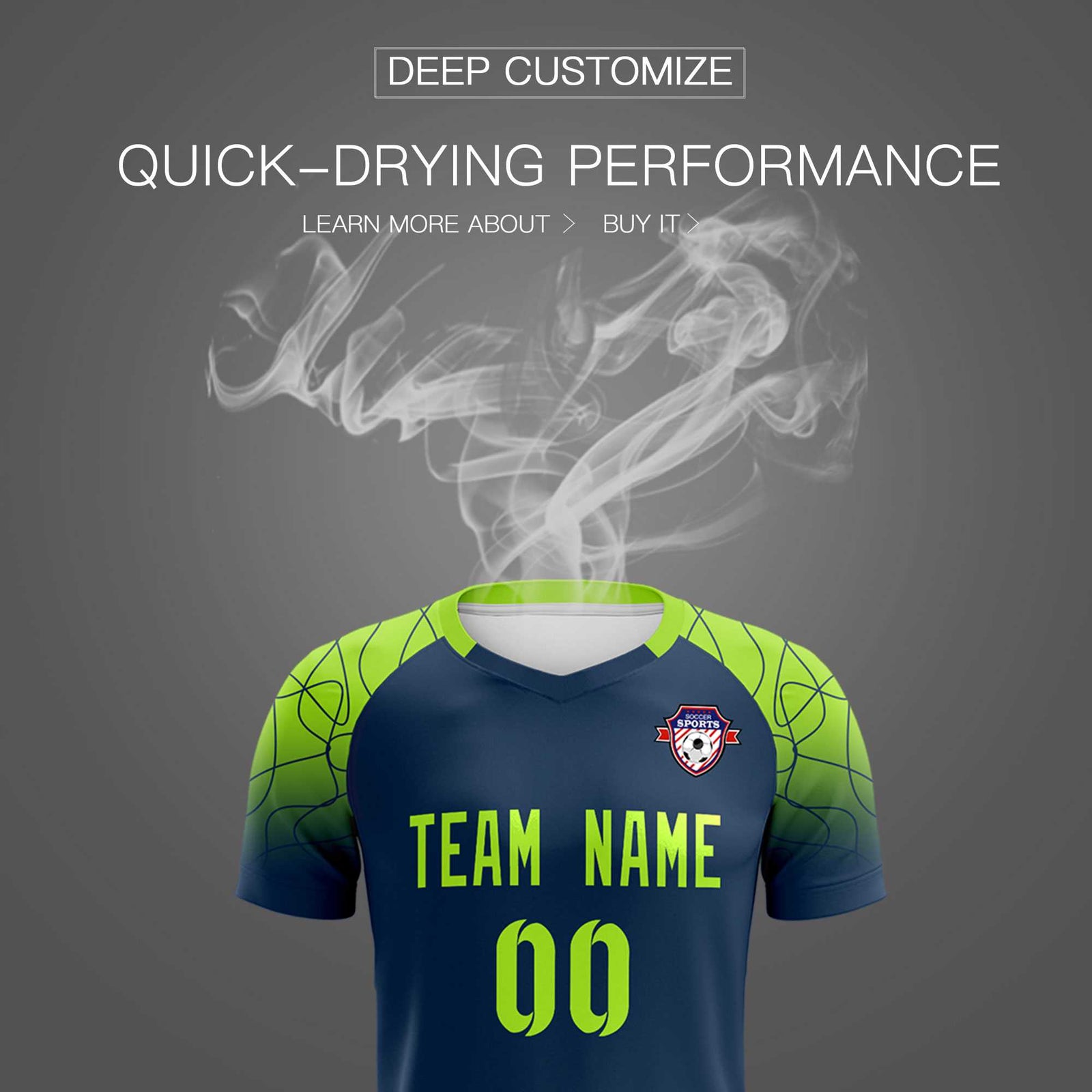 Custom Midnight Blue Classic Soccer Training Sets Jersey For Adults/Kids