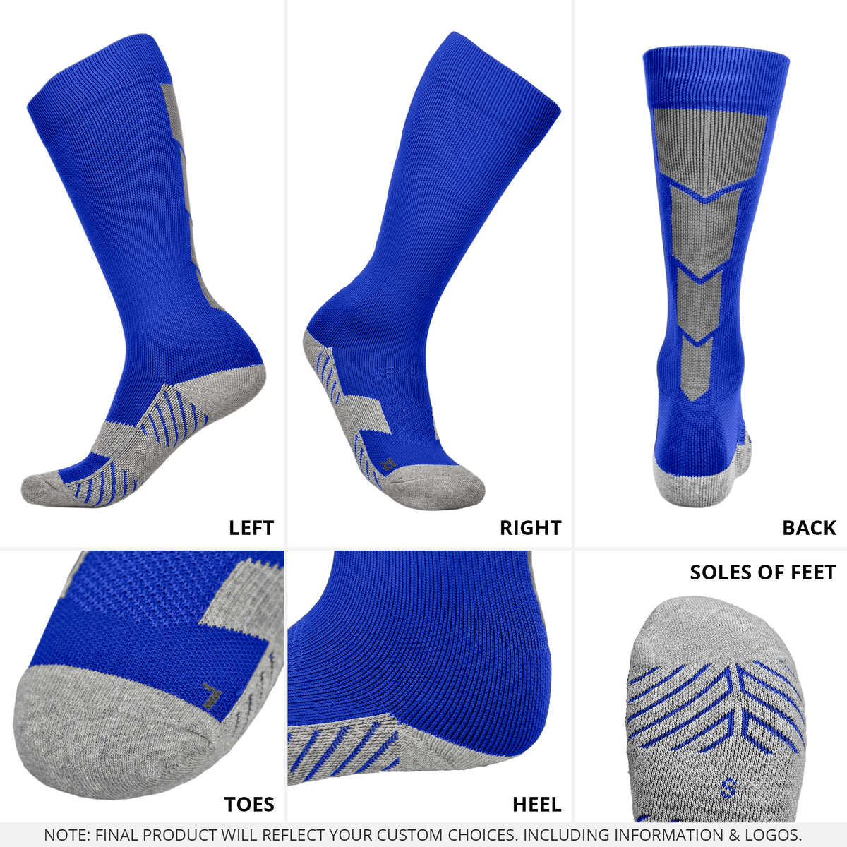 Classic Youth &amp; Adult Unisex Soccer Socks – Multiple Colors