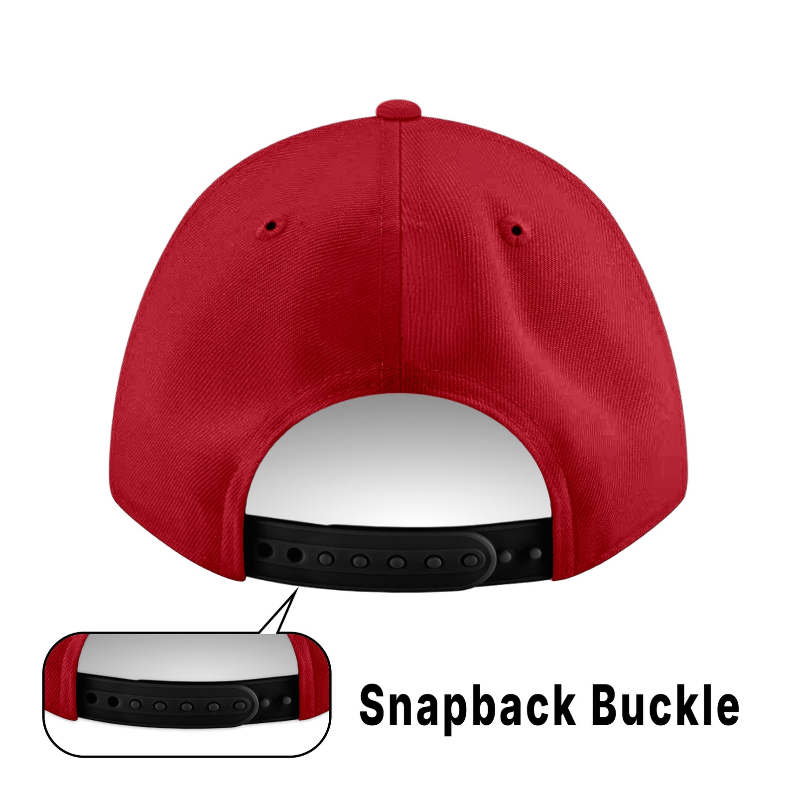 Custom White 3D Puff Embroidery Flat Embroidery Flat Eaves Sport Baseball Cap Design for Men/Women/Youth