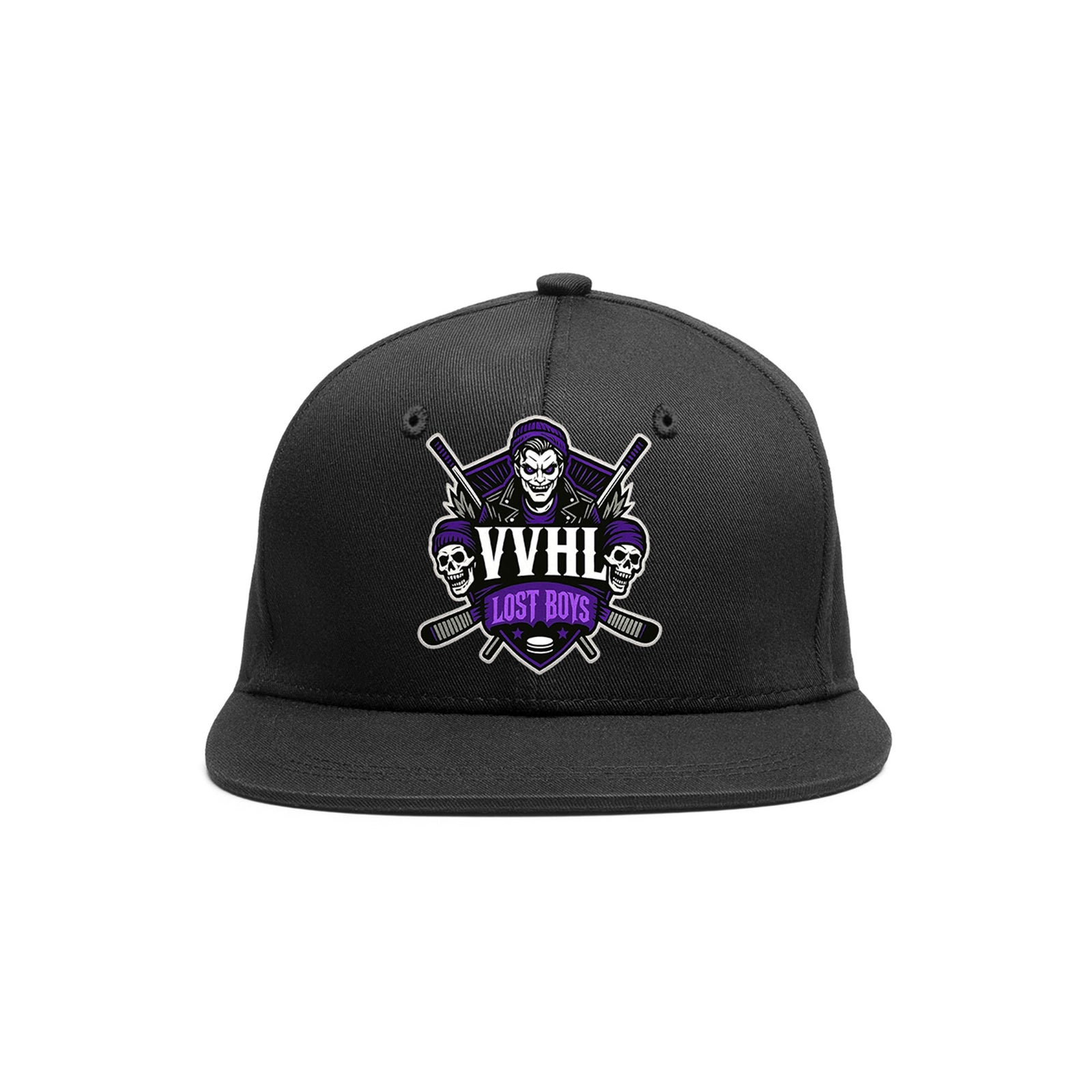 VVHL Black S7-lost-boys 3D Puff Embroidery Flat Embroidery Baseball Cap