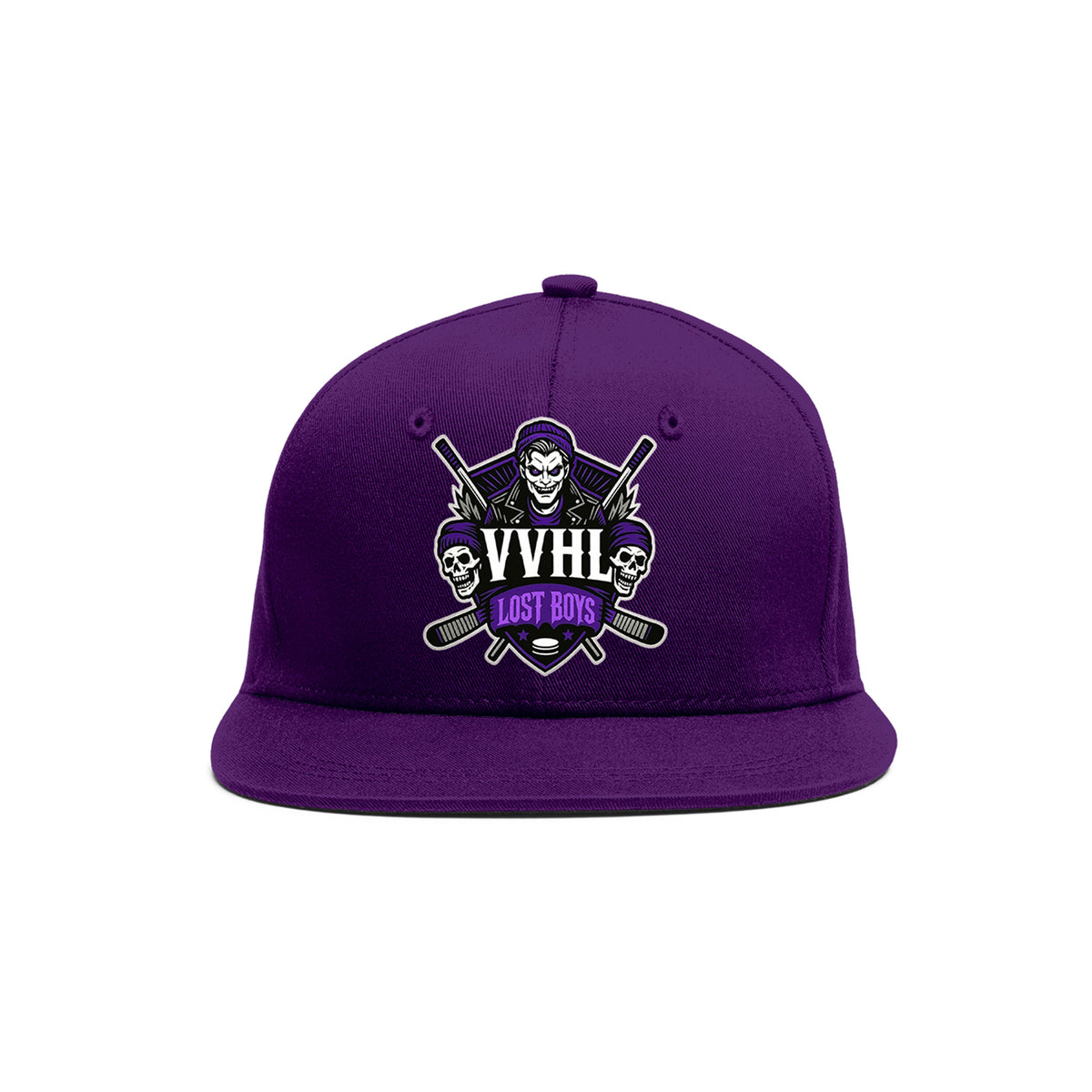 VVHL Purple S7-lost-boys-1 3D Puff Embroidery Flat Embroidery Baseball Cap