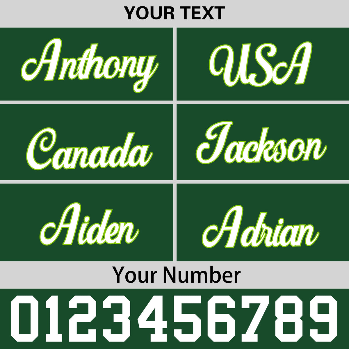 Custom Green 3D Puff Embroidery Flat Embroidery Casual Sport Baseball Cap