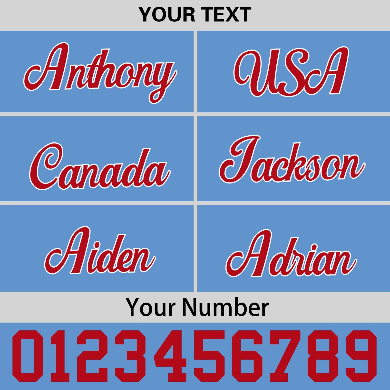 Custom Powder Blue 3D Puff Embroidery Flat Embroidery Casual Sport Baseball Cap