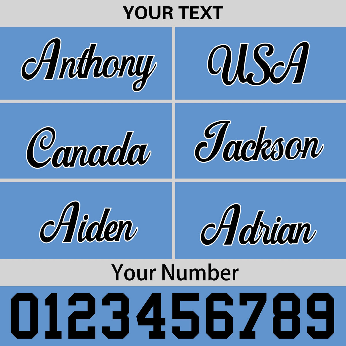 Custom Powder Blue 3D Puff Embroidery Flat Embroidery Casual Sport Baseball Cap