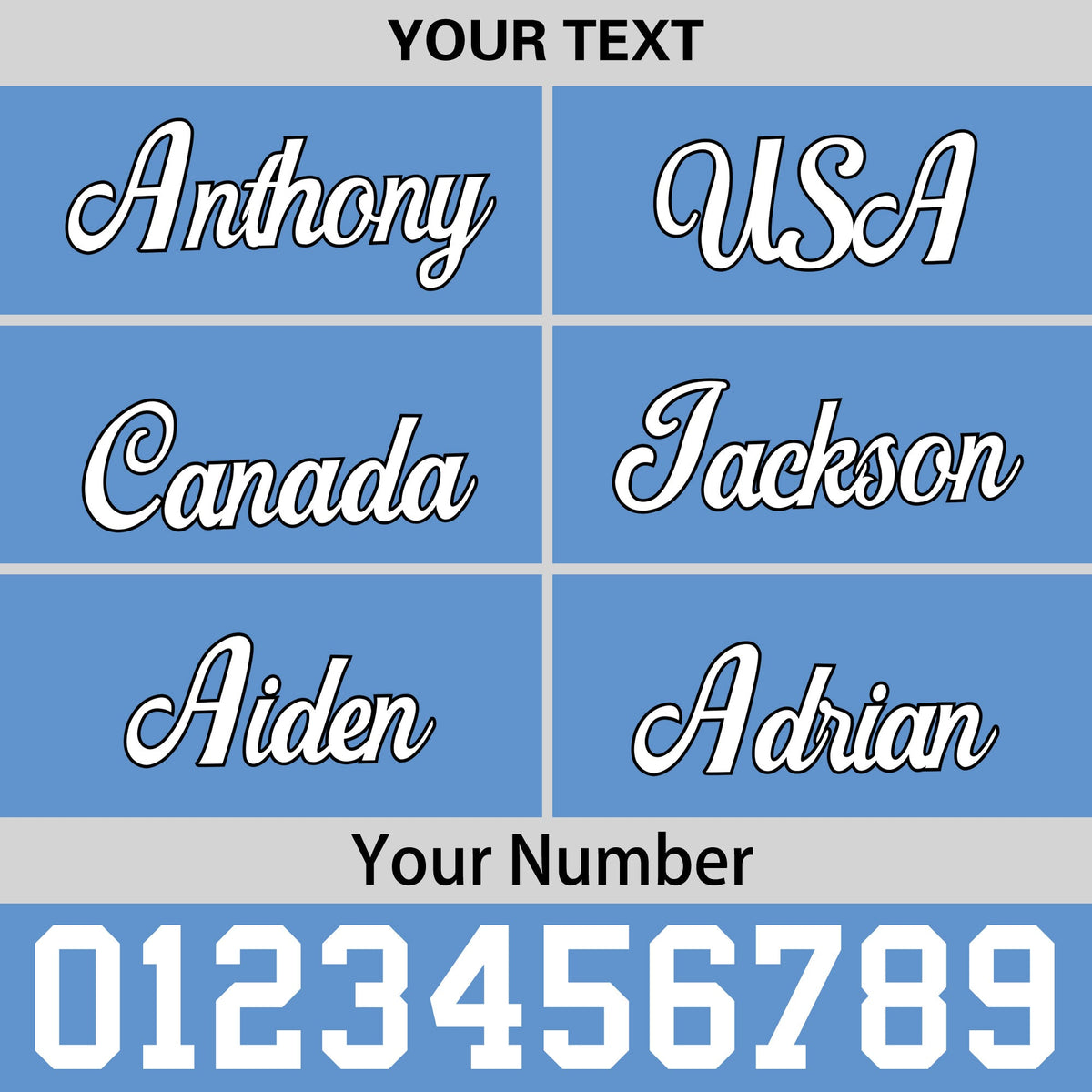 Custom Powder Blue 3D Puff Embroidery Flat Embroidery Casual Sport Baseball Cap