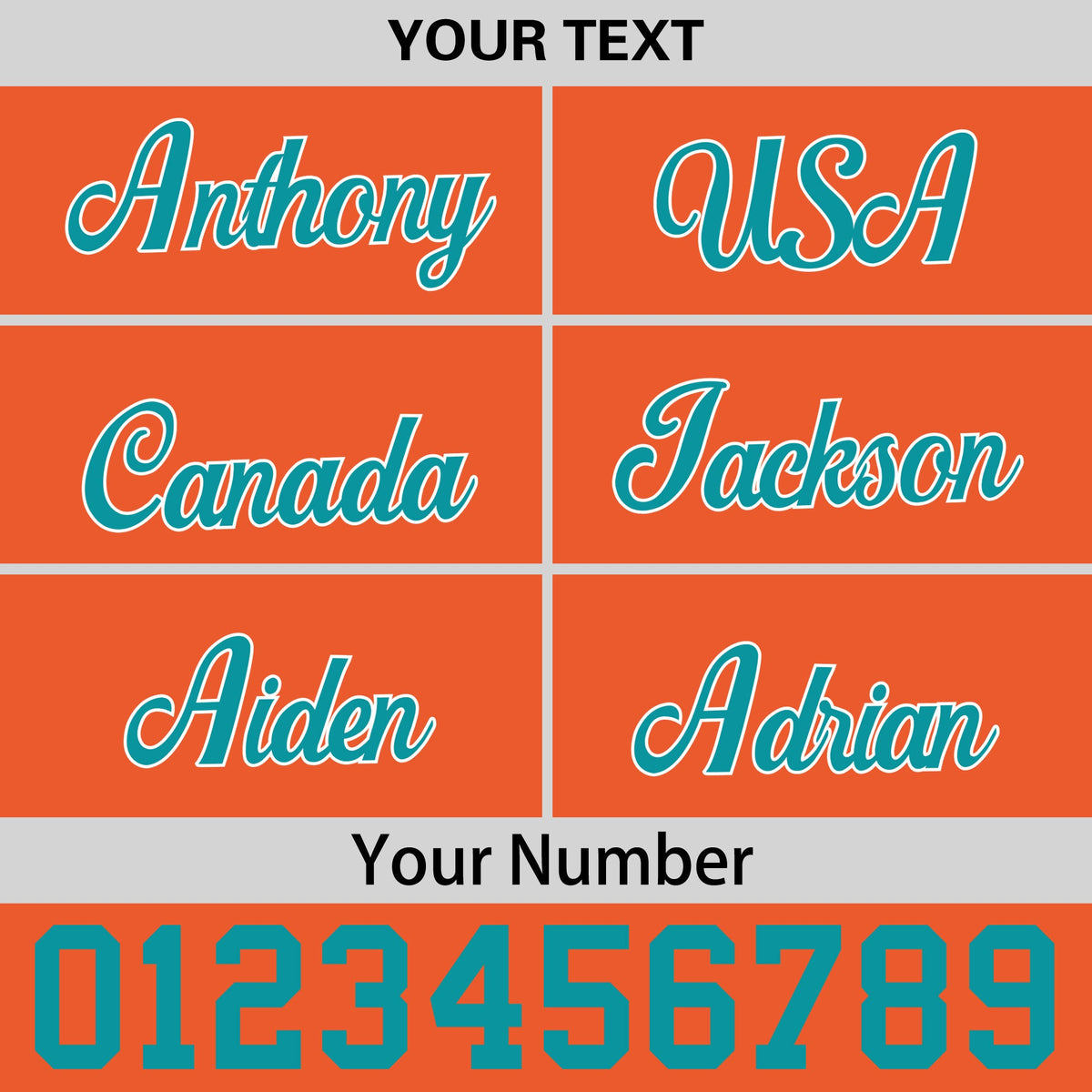 Custom Orange 3D Puff Embroidery Flat Embroidery Casual Sport Baseball Cap